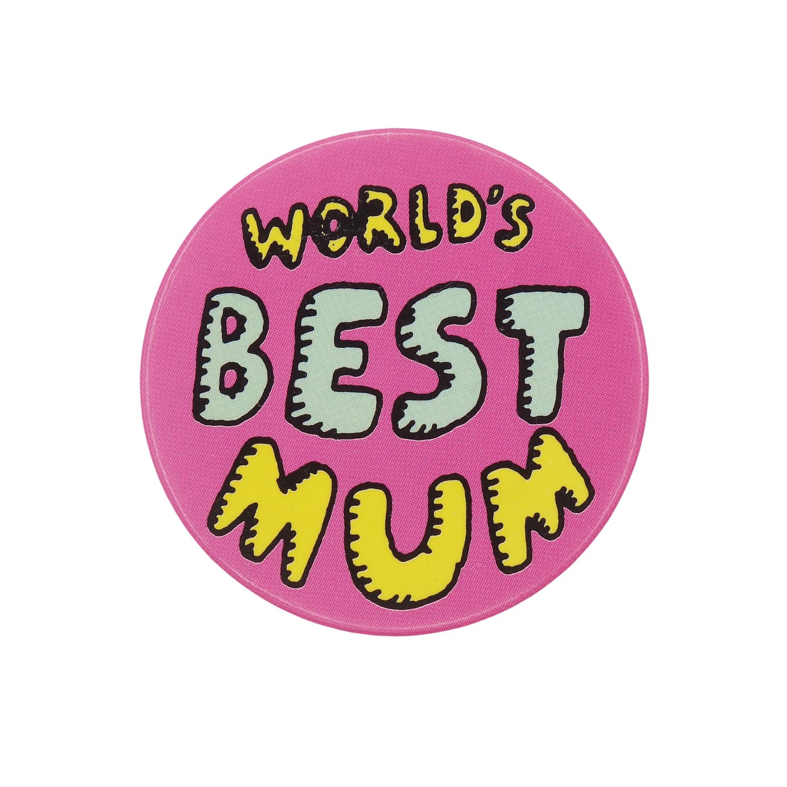 WORLD'S BEST MUM 缶バッジ バッチ