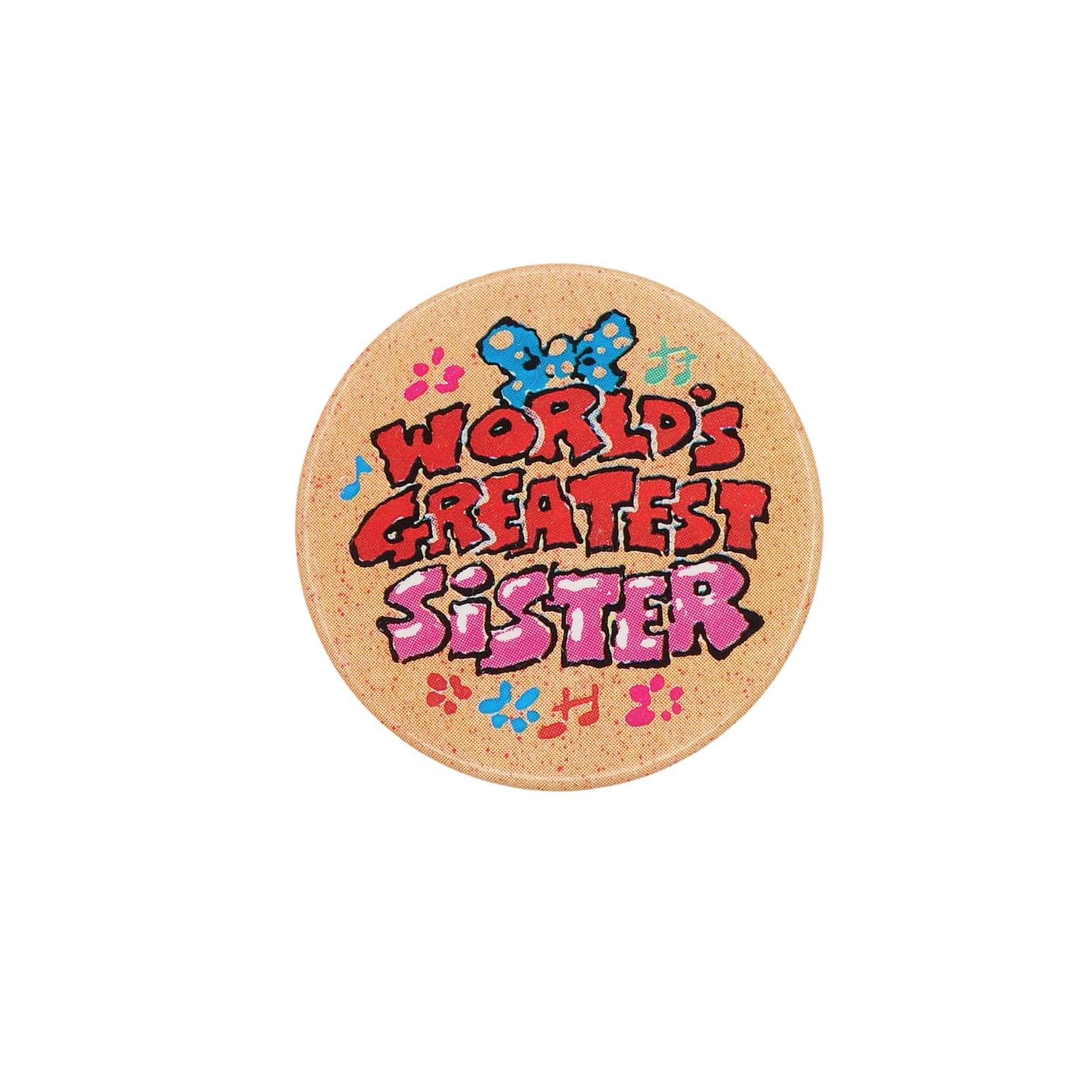 WORLD'S GREATEST SISTER 缶バッジ バッチ