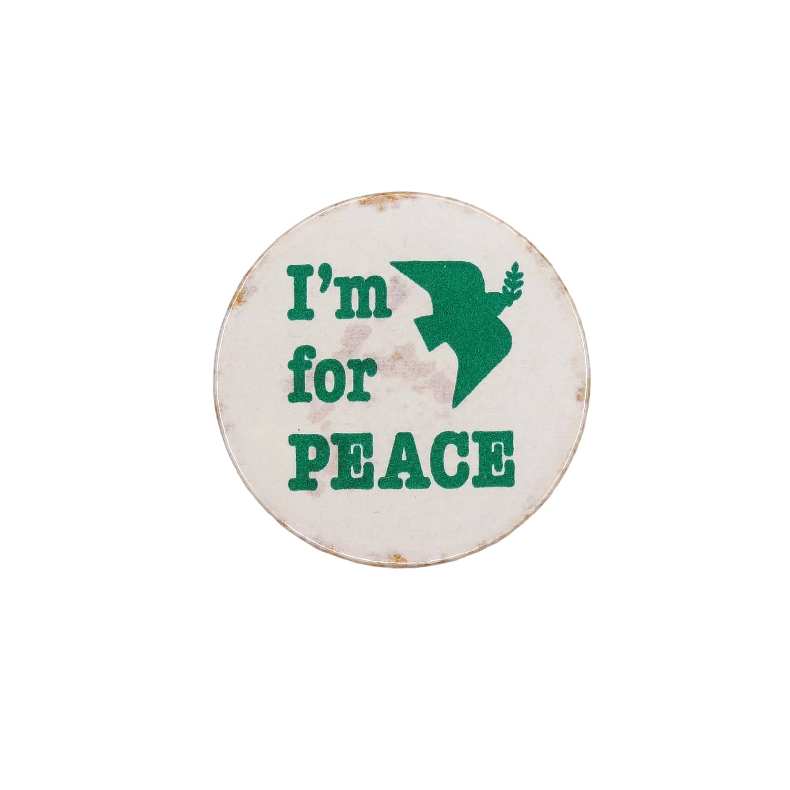 I'm for PEACE 缶バッジ バッチ