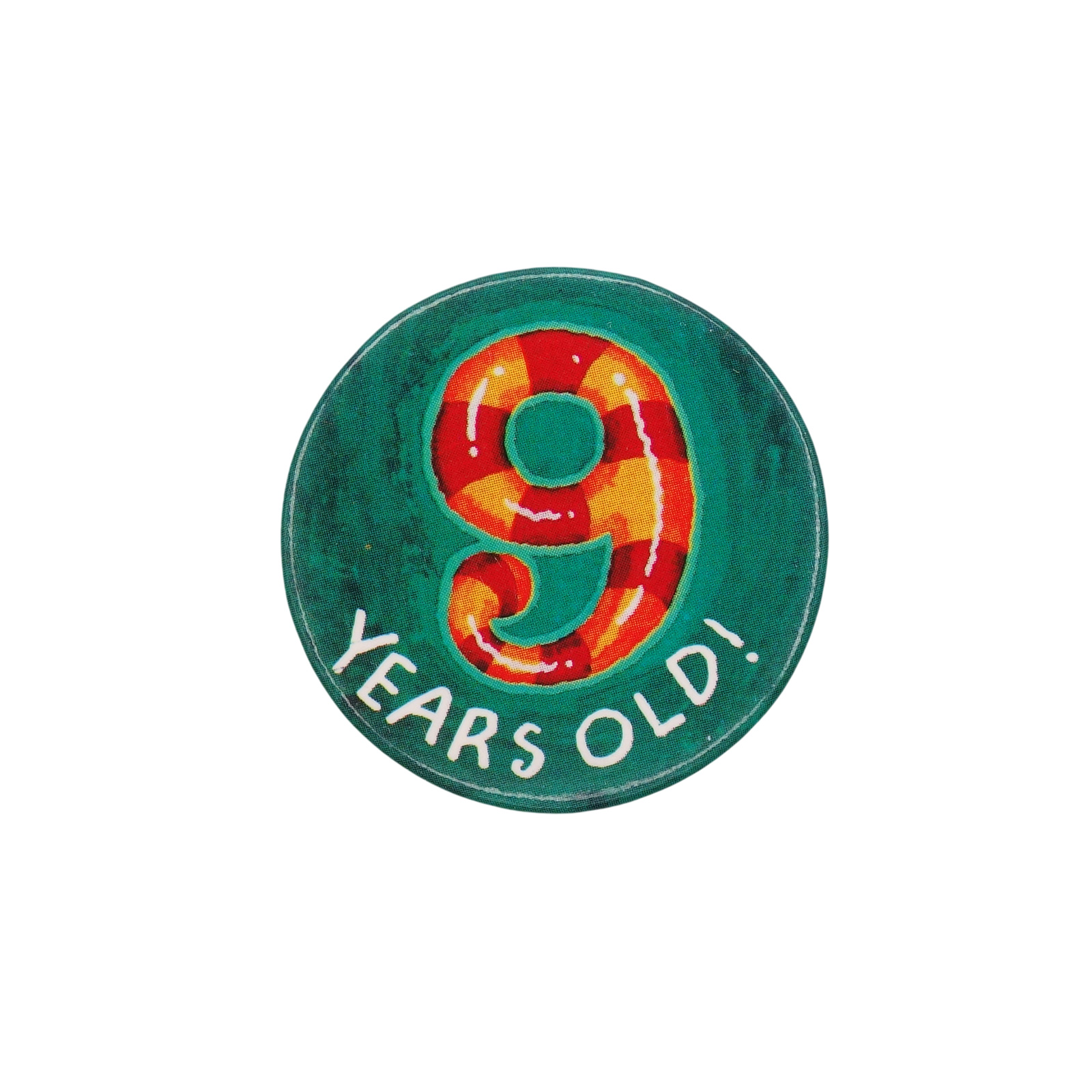 9 YEARS OLD! 缶バッジ バッチ 9歳 誕生日