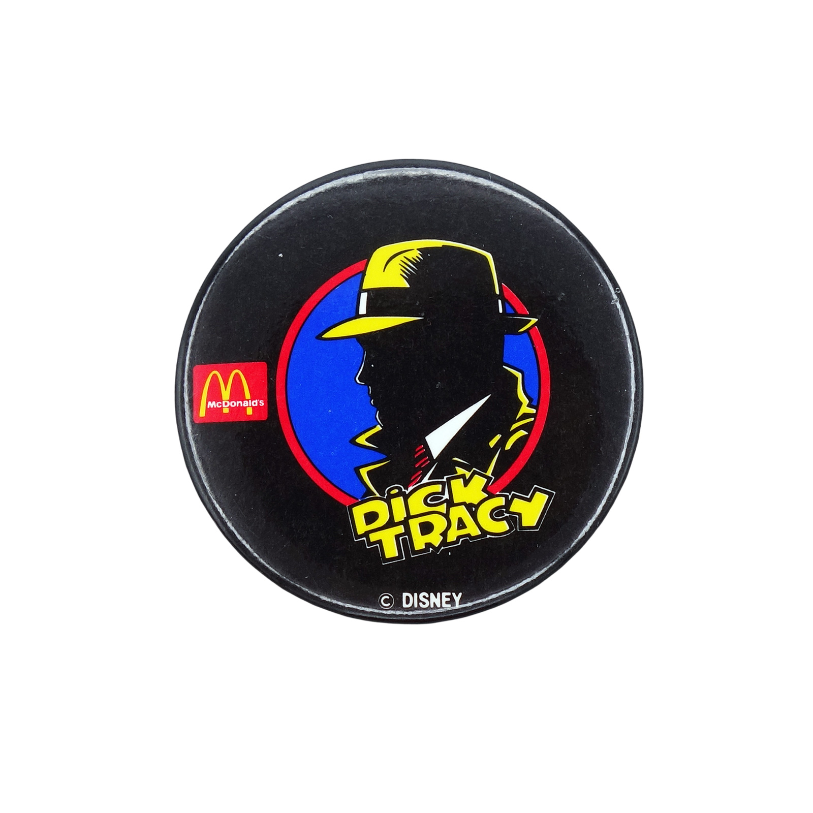 McDonald's マクドナルド ディック・トレイシー 缶バッジ DISNEY