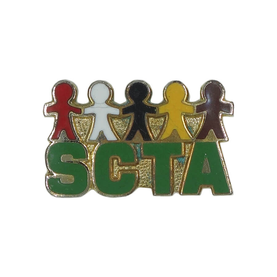 人 ピンズ SCTA 留め具付き