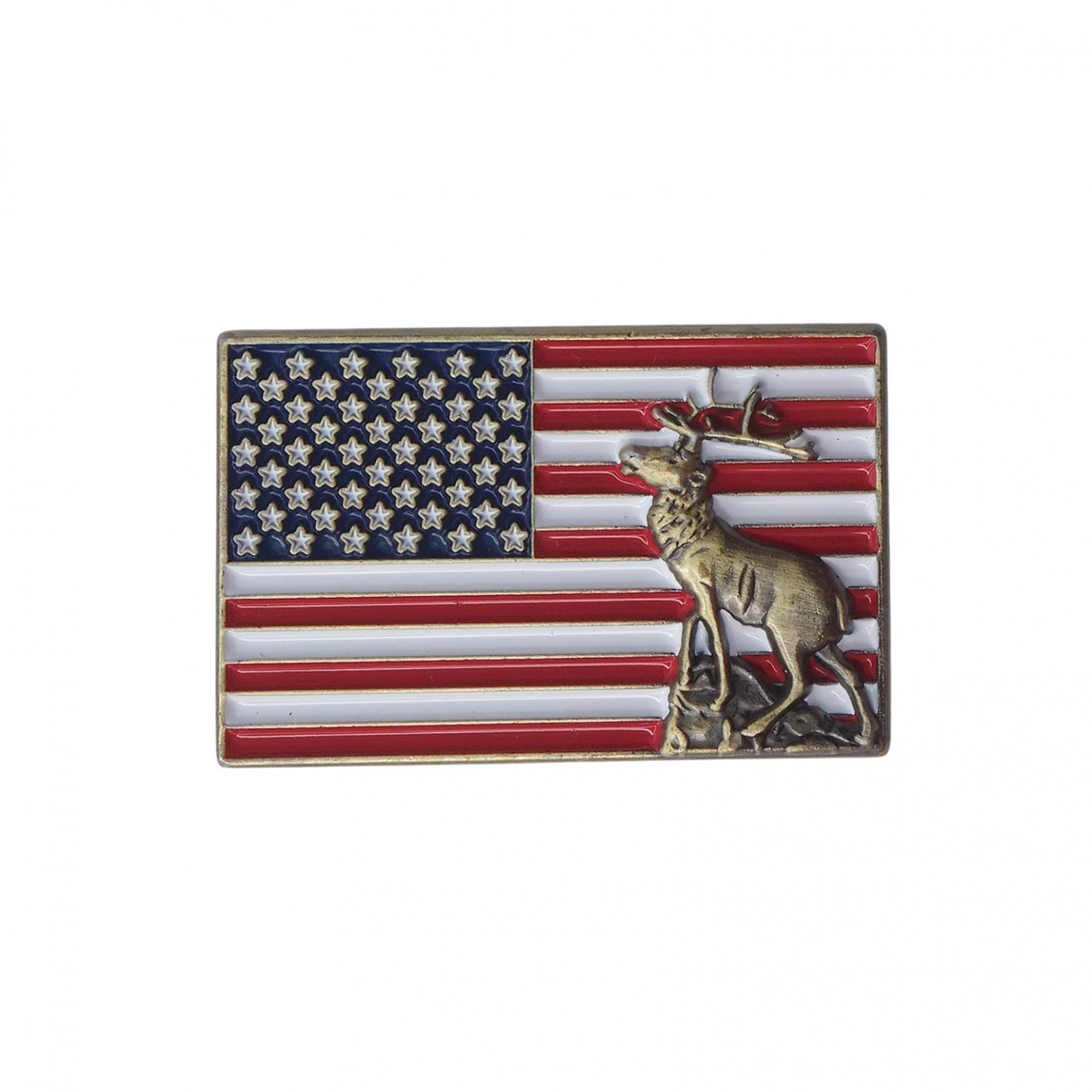 Elks エルクス慈悲保護団体 ピンズ　星条旗 エルク