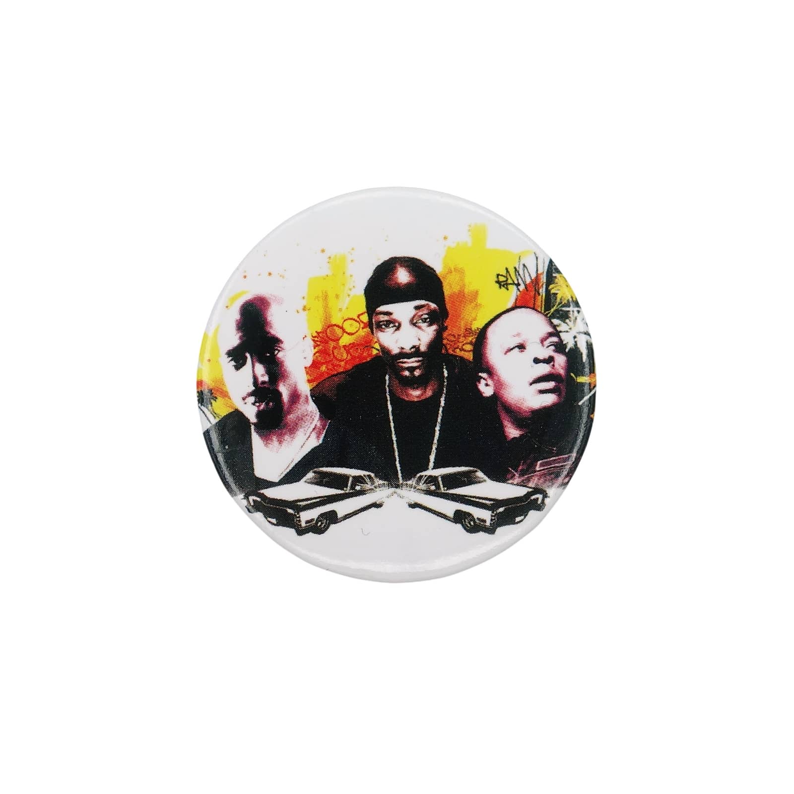 2Pac Snoop Dogg Dr.Dre 缶バッジ バッチ ヒップホップ ラッパー