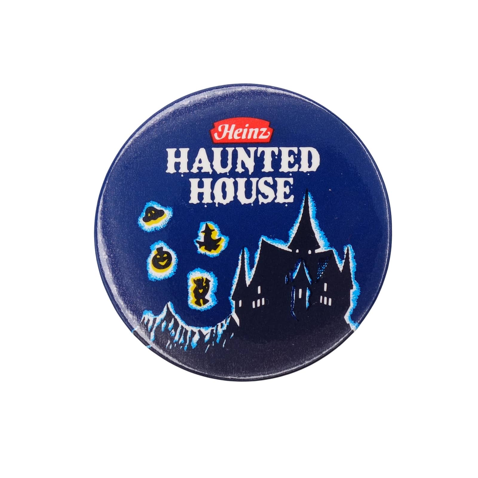 Heinz ハインツ HAUNTED HOUSE 缶詰パスタ 缶バッジ バッチ