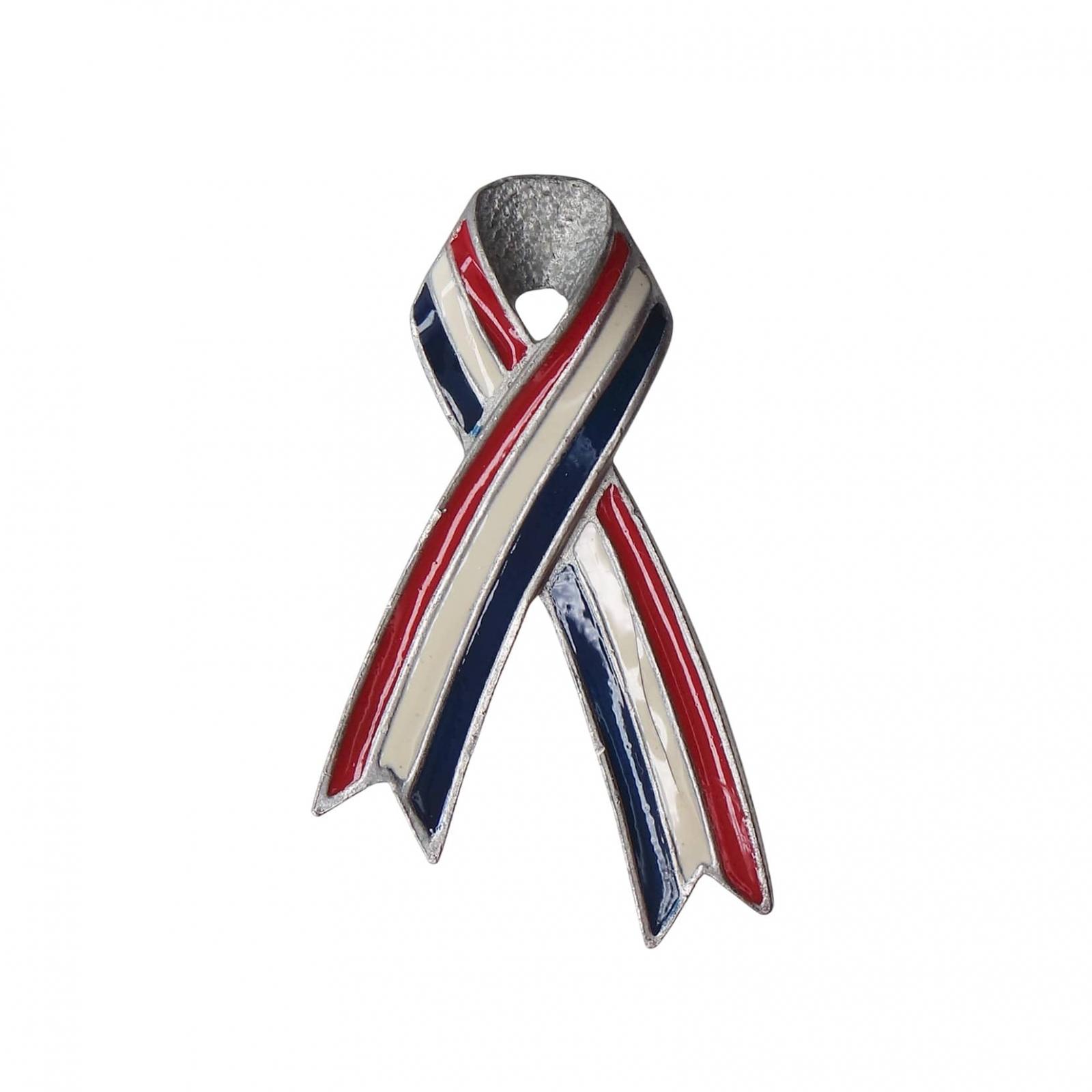 JJ パトリオティックリボン ピンズ 星条旗カラー 愛国心 JONETTE JEWELRY