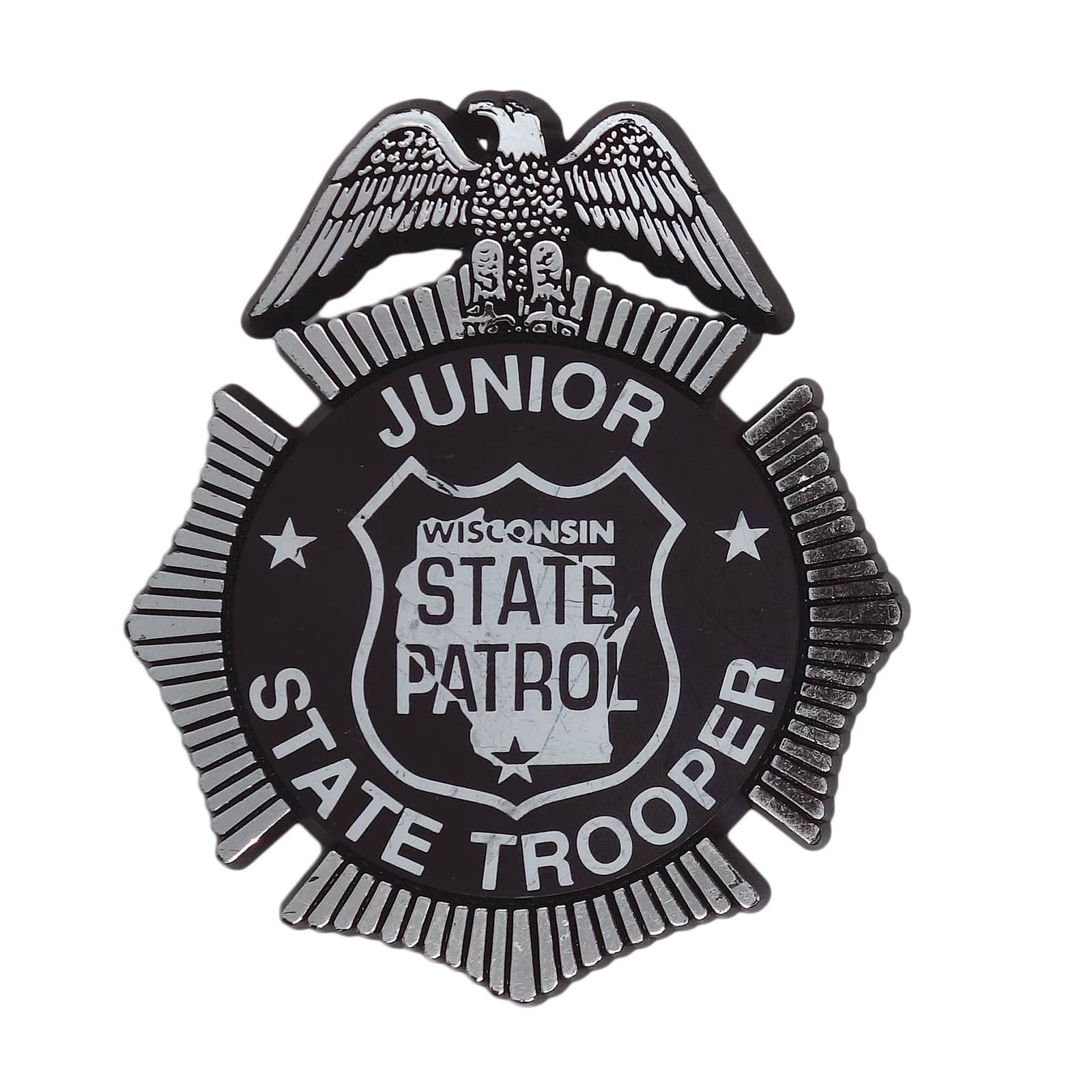 JUNIOR STATE TROOPER プラスチック ブローチ WISCONSIN