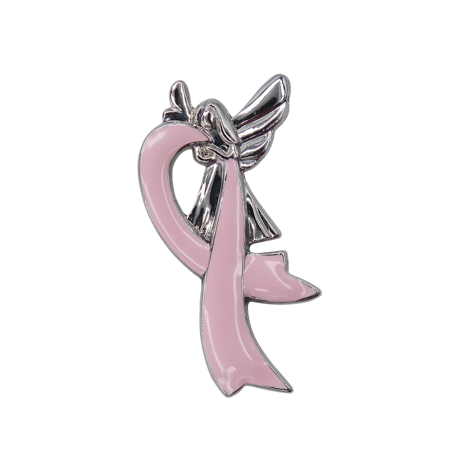 ピンクリボンを抱えた天使 ピンズ 乳がん啓発活動 エンジェル