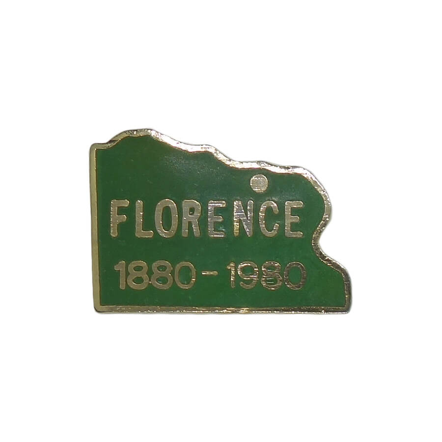 ピンズ FLORENCE 1880 1980 留め具付き