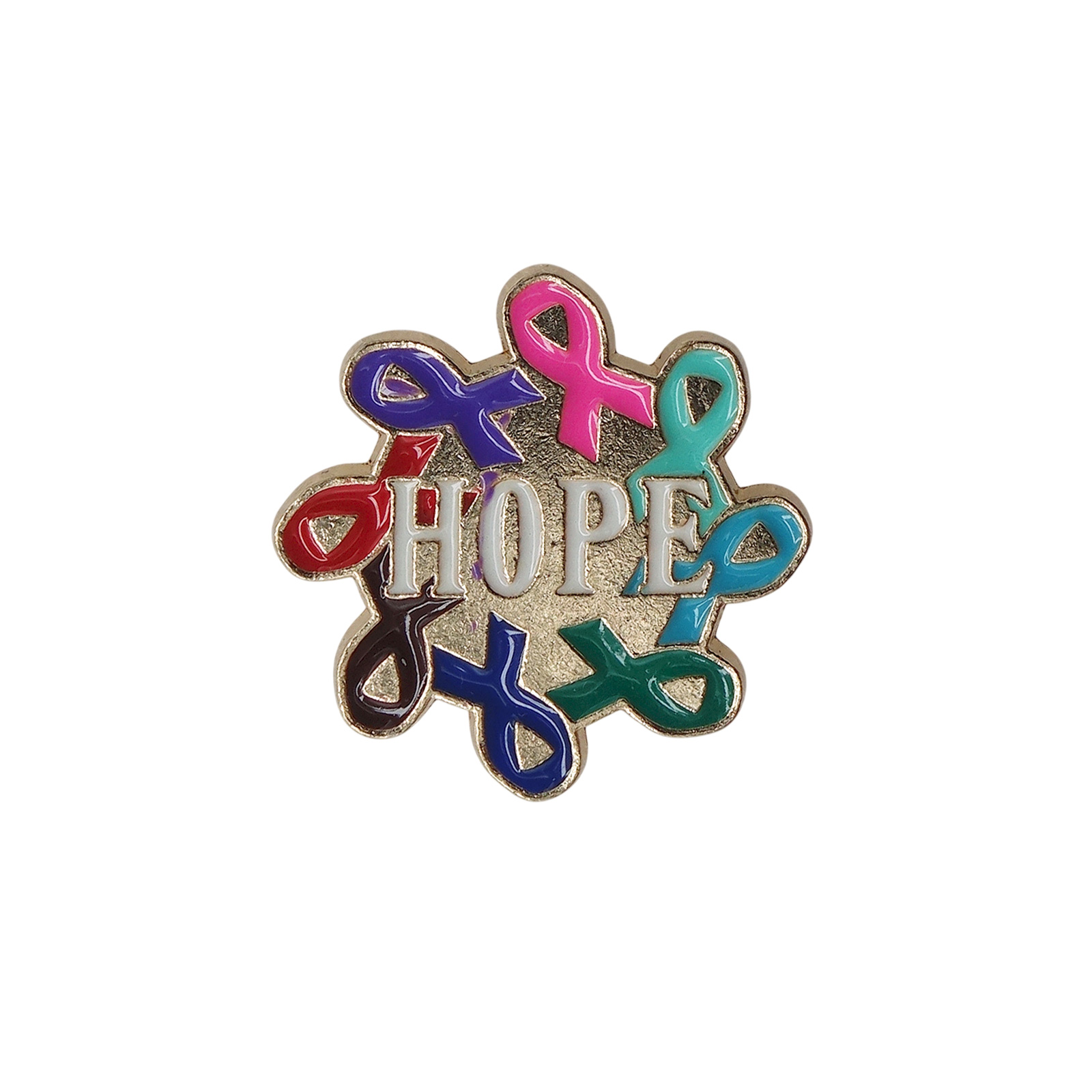 HOPE 啓発リボン ピンズ