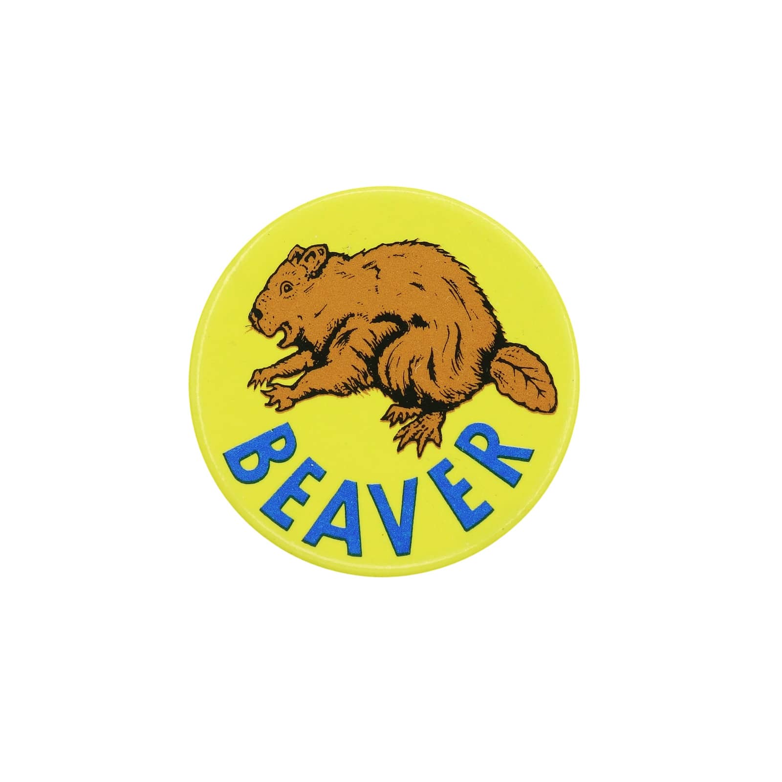 BEAVER ビーバー 缶バッジ バッチ
