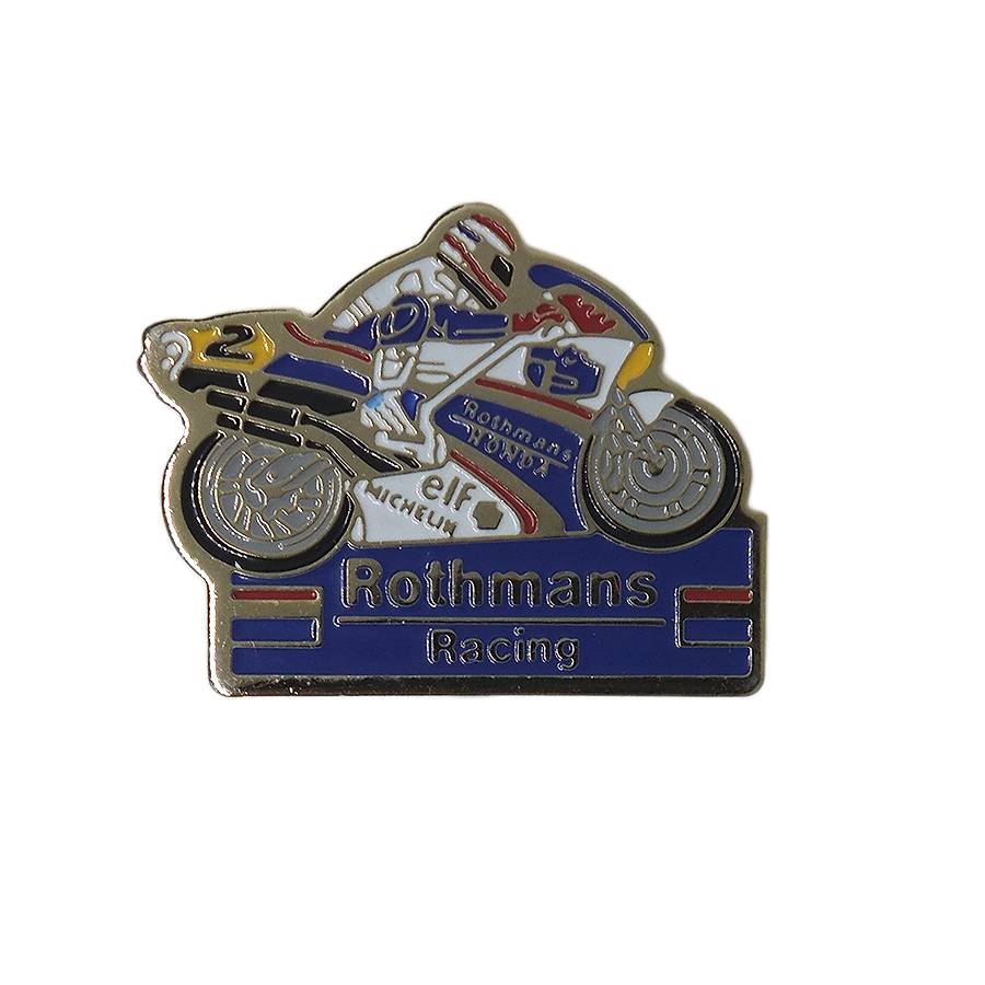 Rothmans Racing レーシングバイク ピンズ 煙草 ロスマンズ 留め具付き