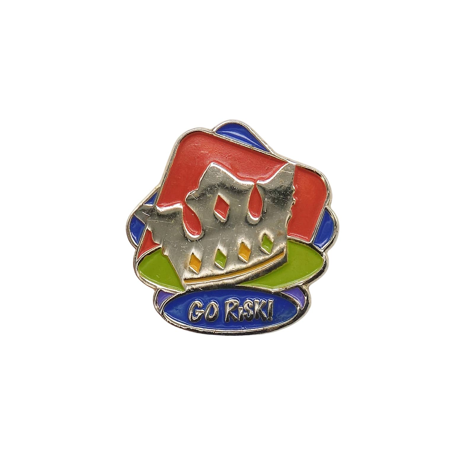 GO RISK! 王冠 ピンズ