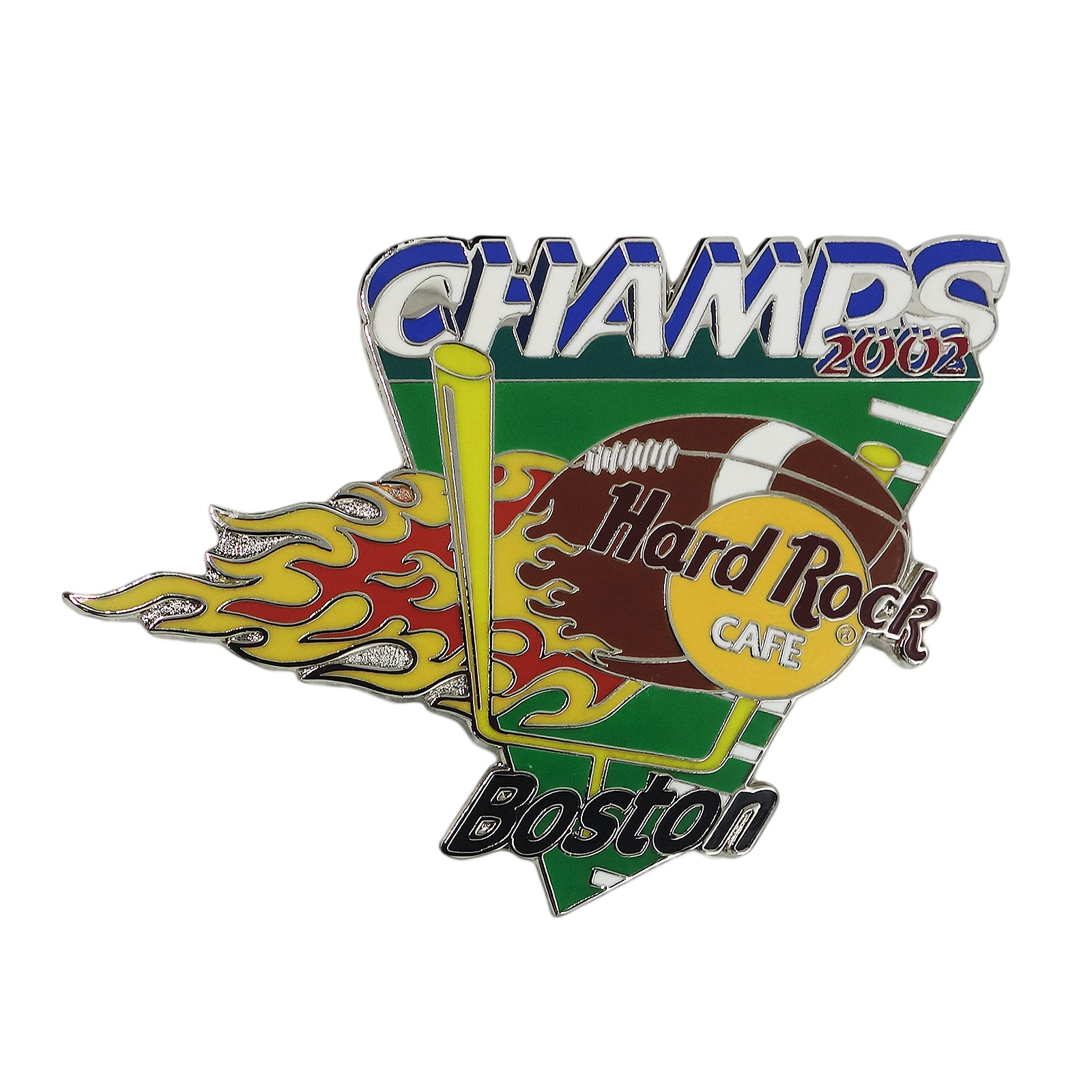 Hard Rock CAFE フットボール CHAMPS ピンズ ハードロックカフェ BOSTON
