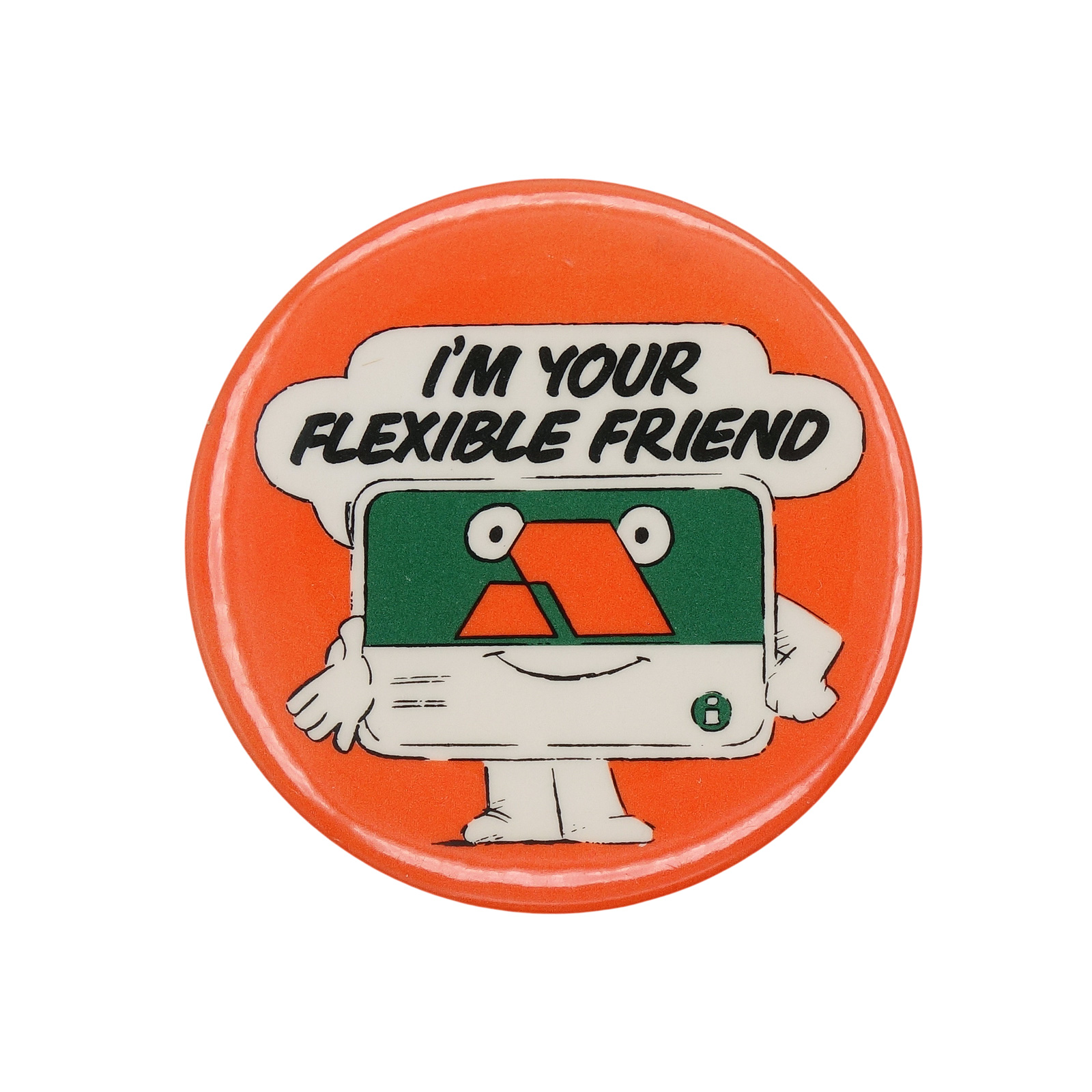 I'M YOUR FLEXIBLE FRIEND 缶バッジ バッチ