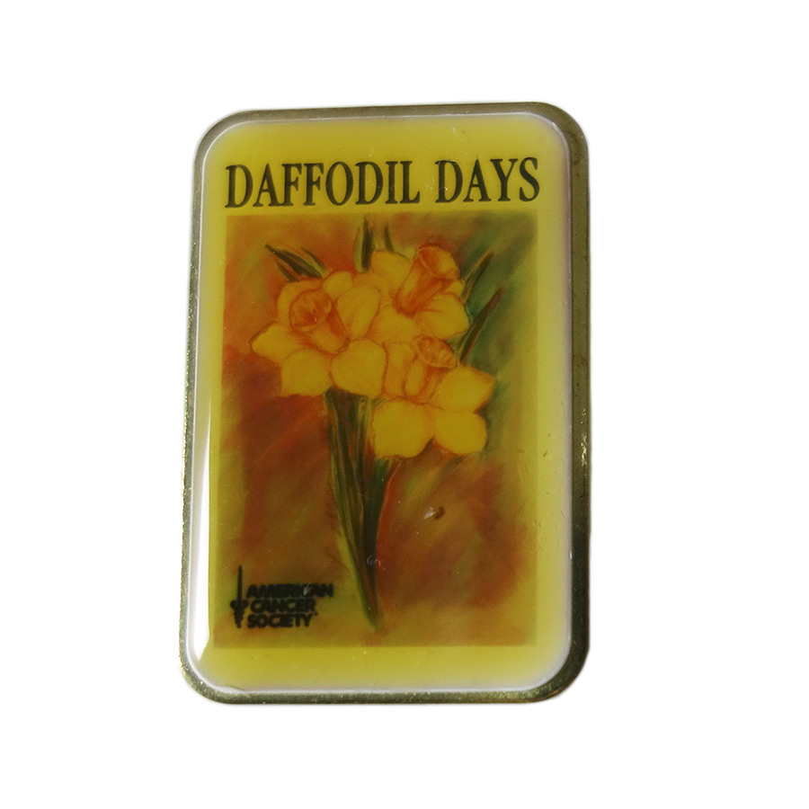 ピンズ スイセン 花 DAFFODIL DAYS 留め具付き レトロ