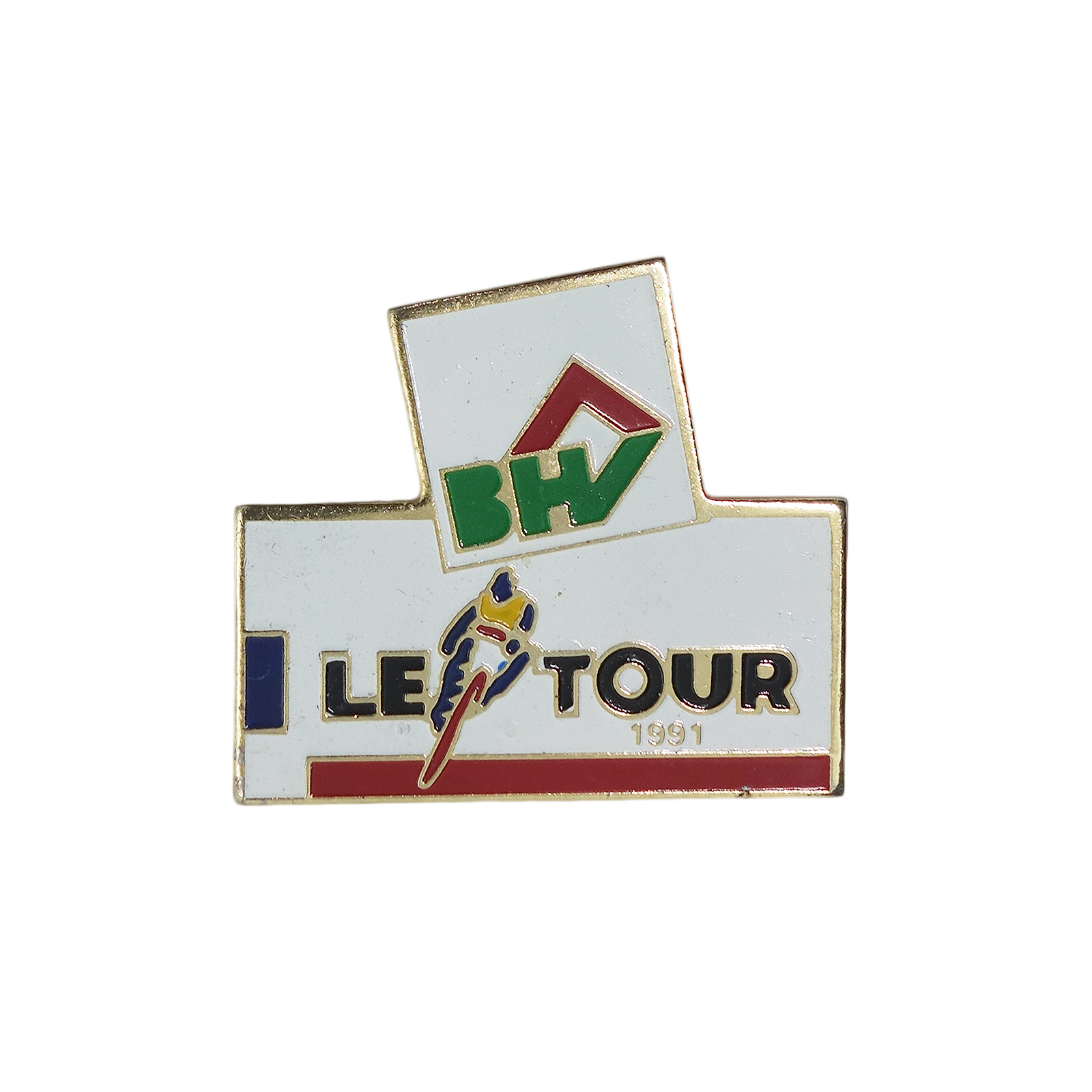 BHV LE TOUR 1991 ピンズ ツール・ド・フランス サイクリング 留め具付き