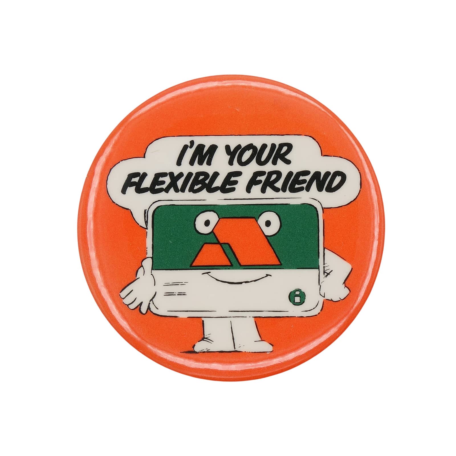 I'M YOUR FLEXIBLE FRIEND 缶バッジ バッチ