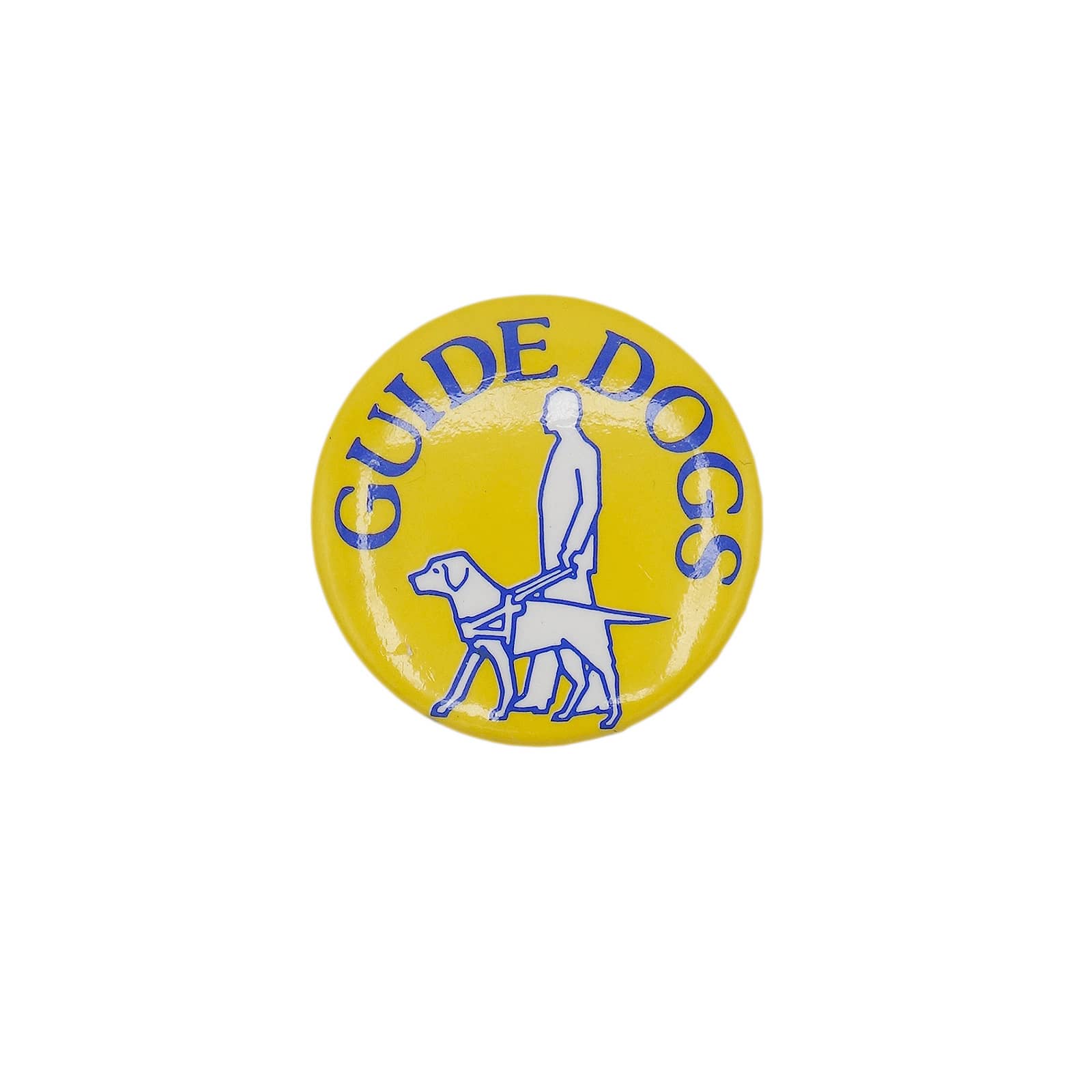 GUIDE DOGS 盲導犬 缶バッジ バッチ