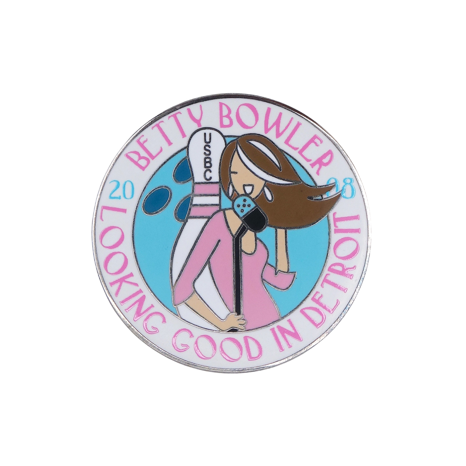USBC 米国ボウリング連盟 BETTY BOWLER ピンズ