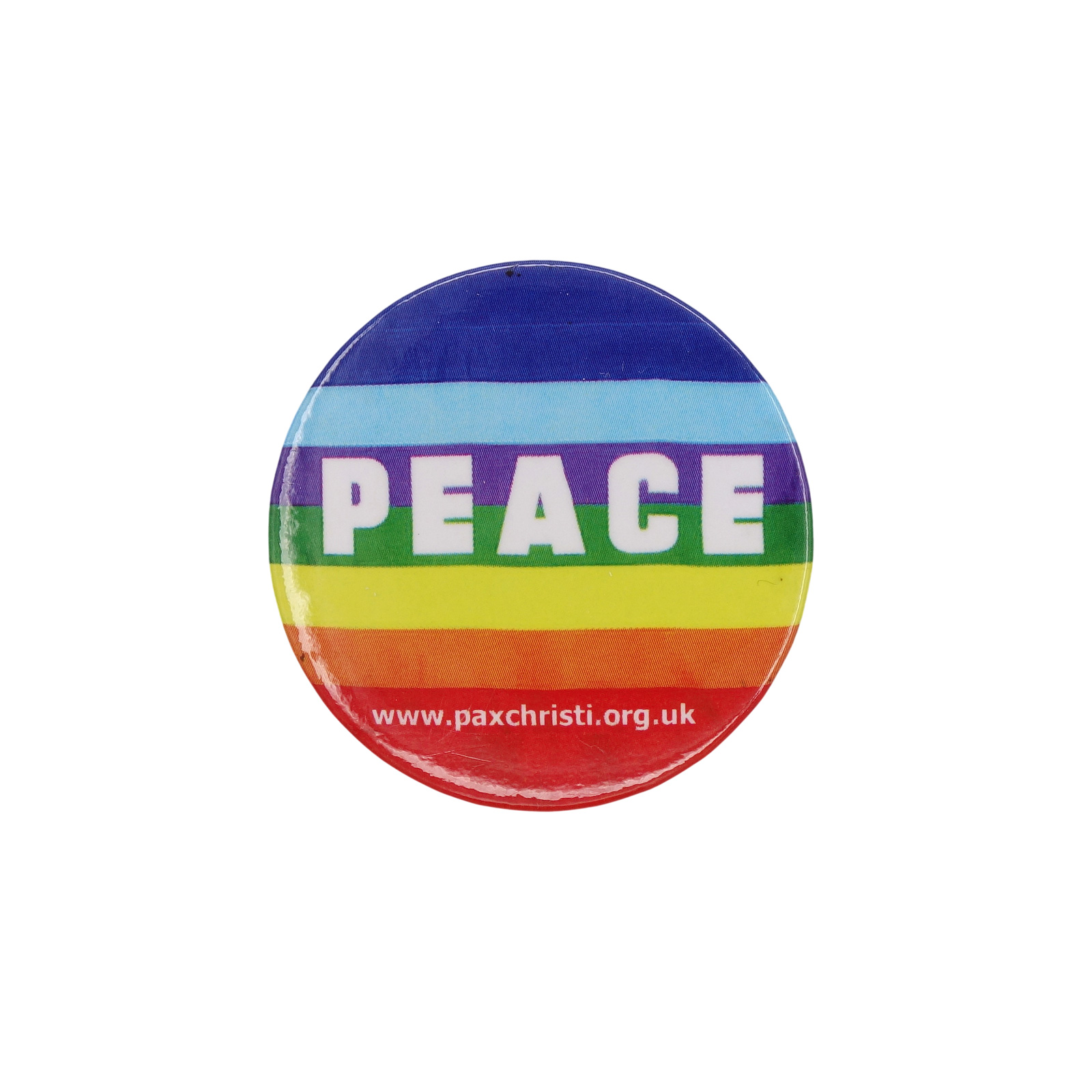 PEACE 缶バッジ バッチ Pax Christi