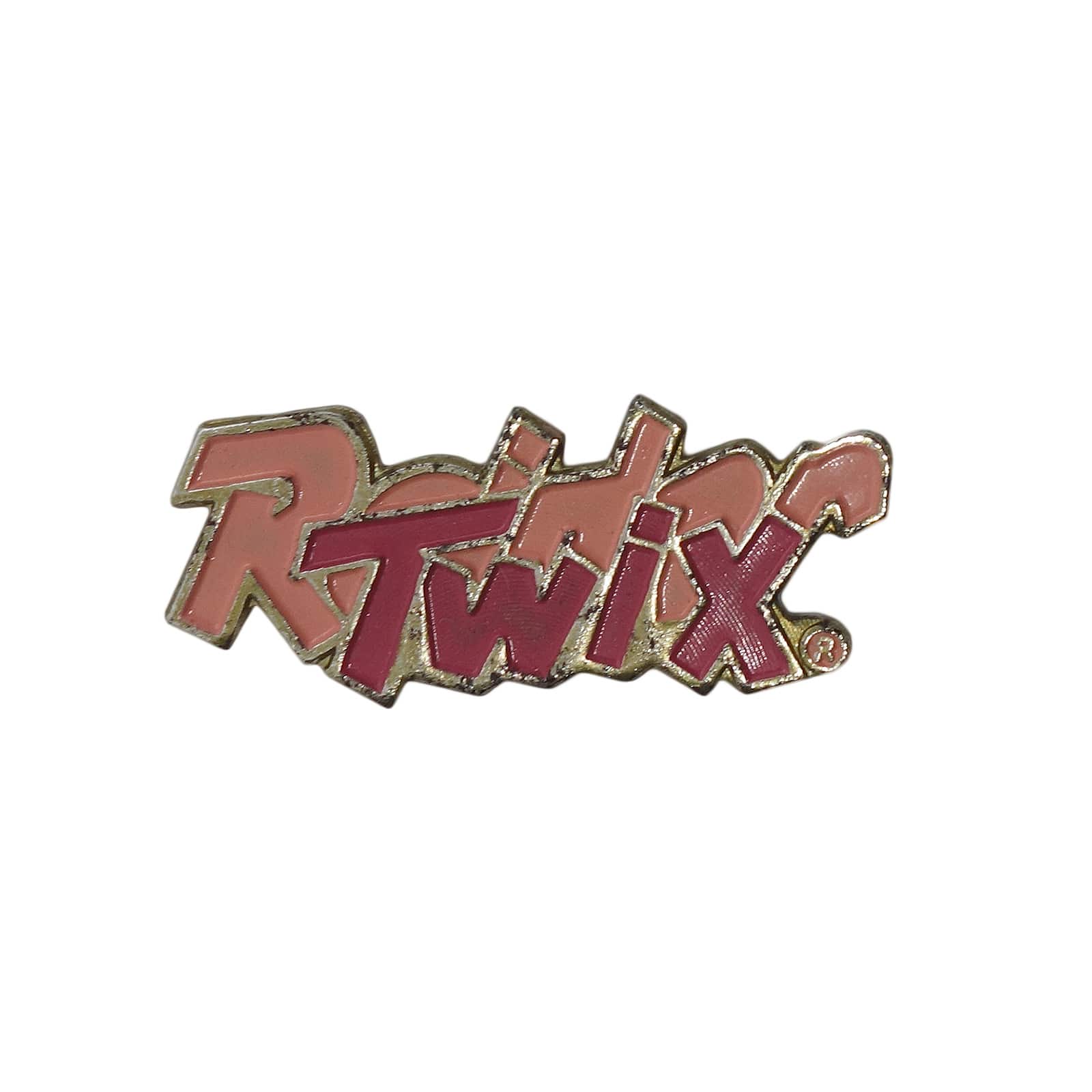 Twix Raider チョコバー ピンズ 留め具付き レトロ ピンバッジ