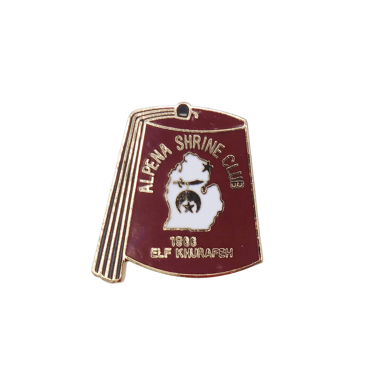 ALPENA SHRINE CLUB フェズハット ピンズ ELF KHURAFEH シュライナーズ