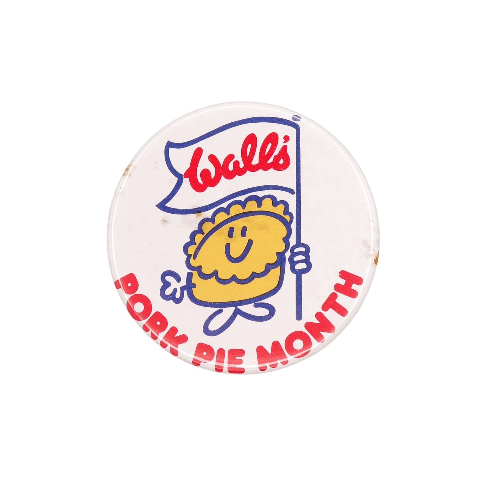 食品ブランド Wall's 缶バッジ バッチ PORK PIE MONTH