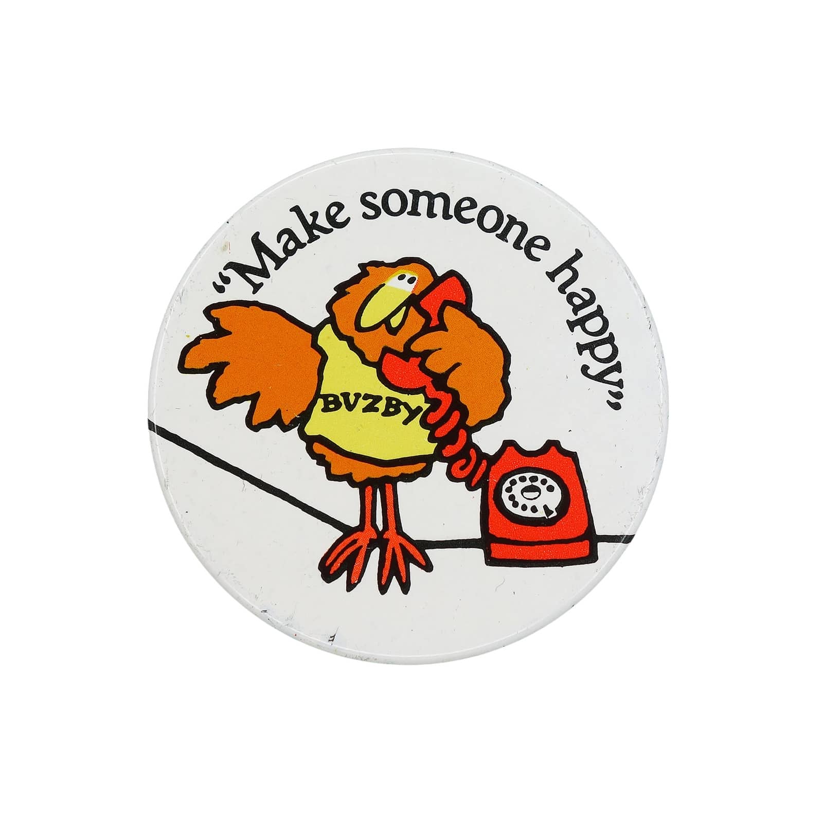 Make someone happy バズビー 缶バッジ バッチ