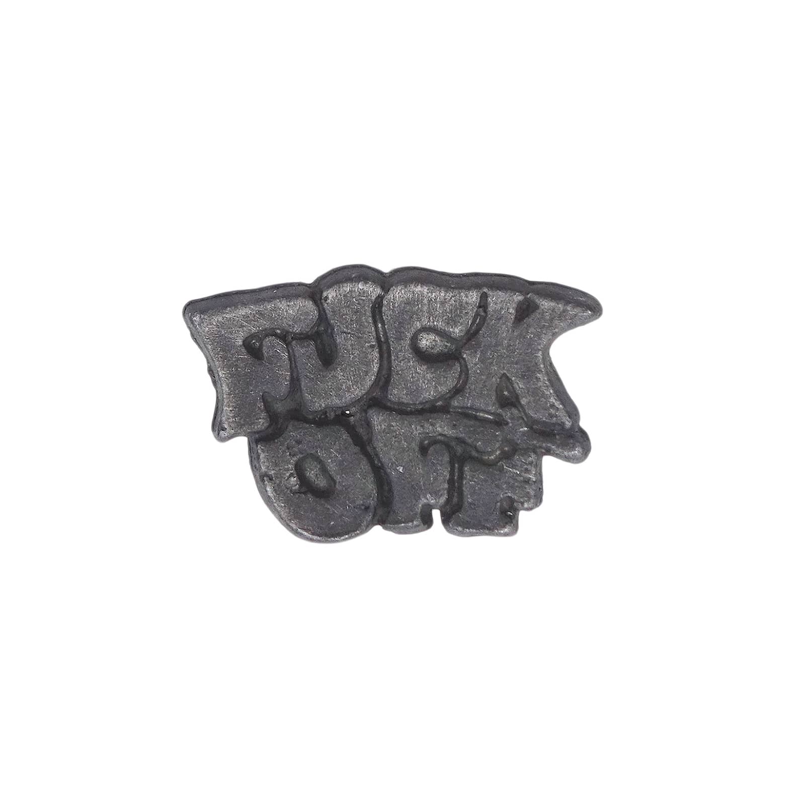 FUCK OFF ピューター ピンズ 文字 英語