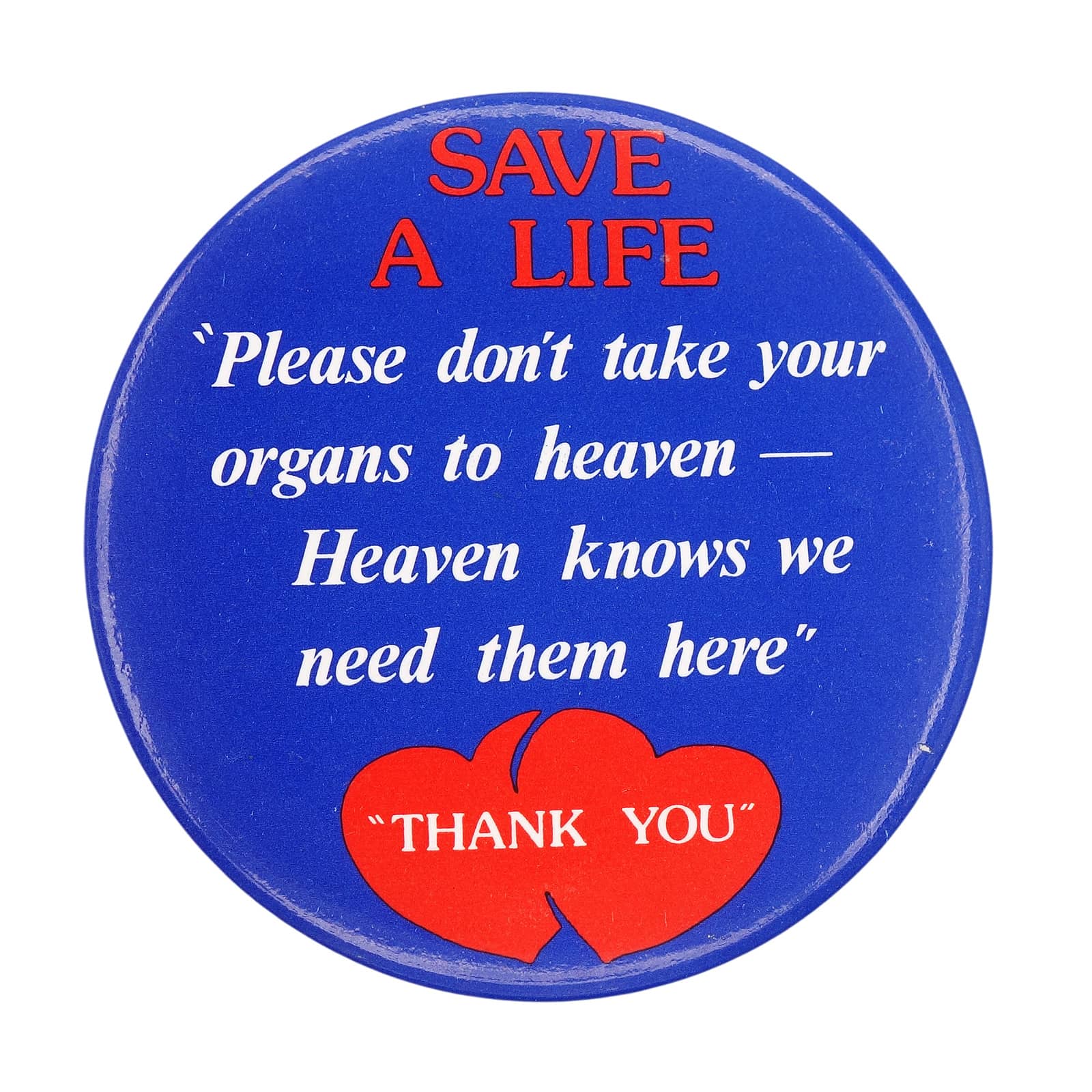 SAVE A LIFE 缶バッジ バッジ 臓器提供促進