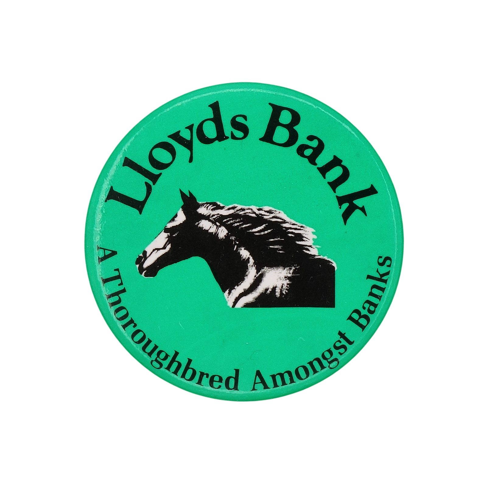 Lloyds Bank ロイズ銀行 缶バッジ バッチ 馬
