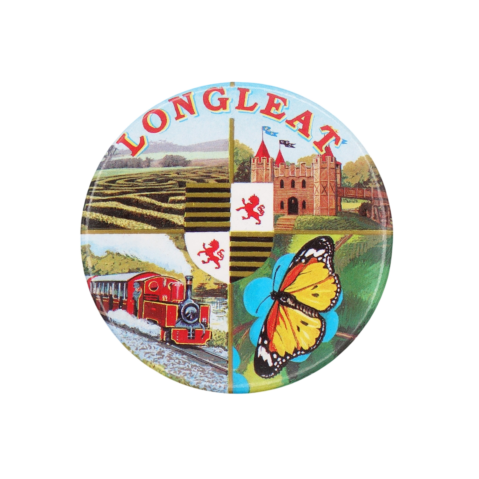 LONGLEAT ロングリート 缶バッジ バッチ