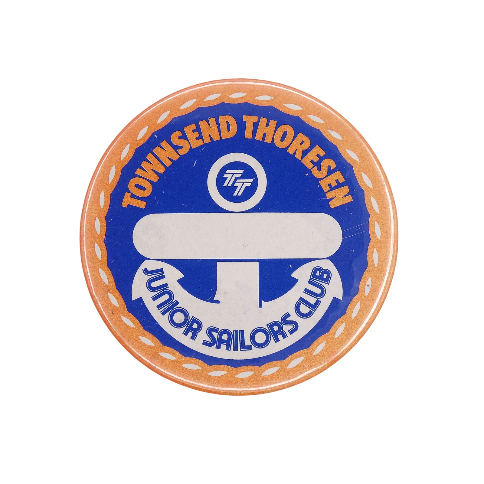 フェリー会社 TOWNSEND THORESEN 缶バッジ バッチ