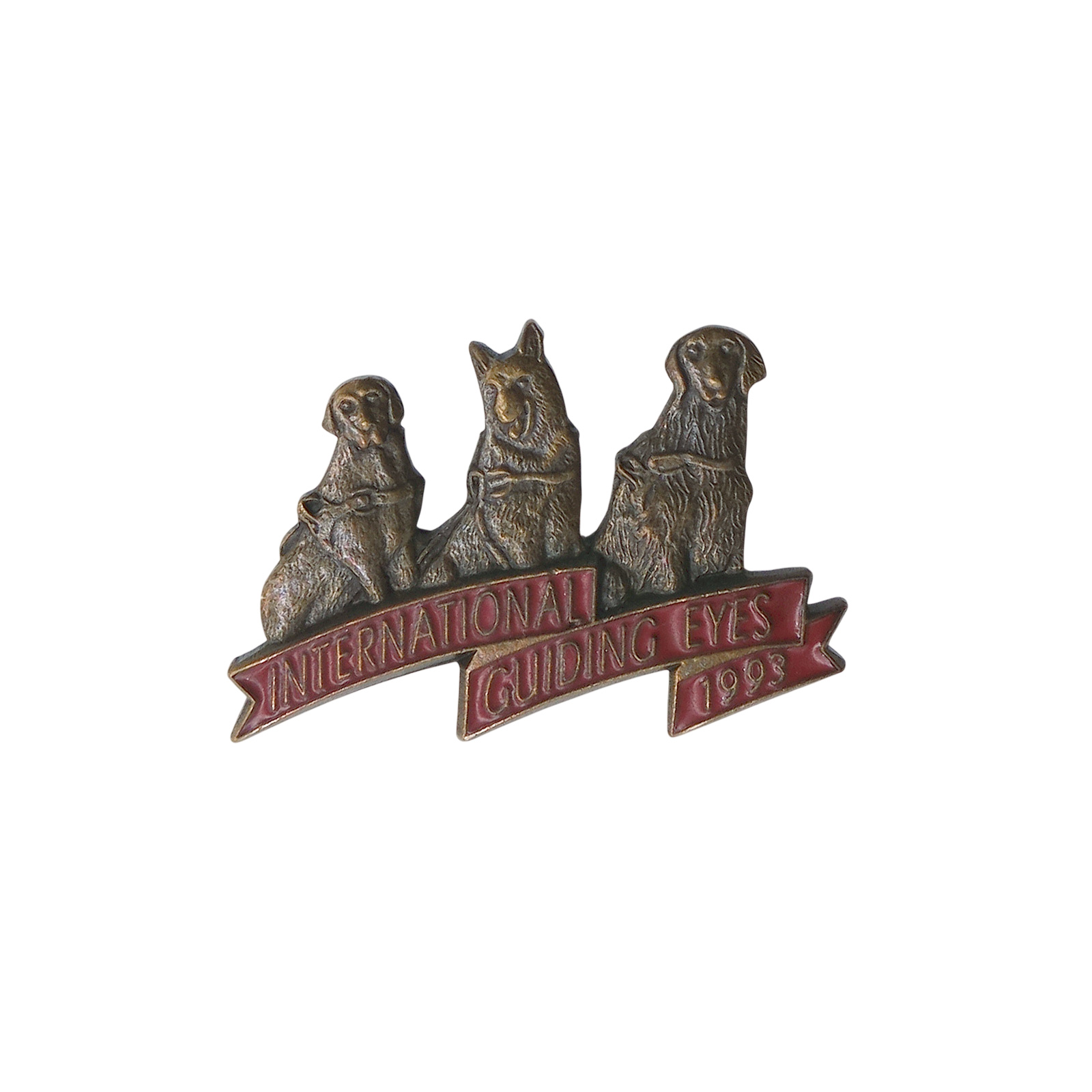 INTERNATIONAL GUIDING EYES ピンズ 盲導犬