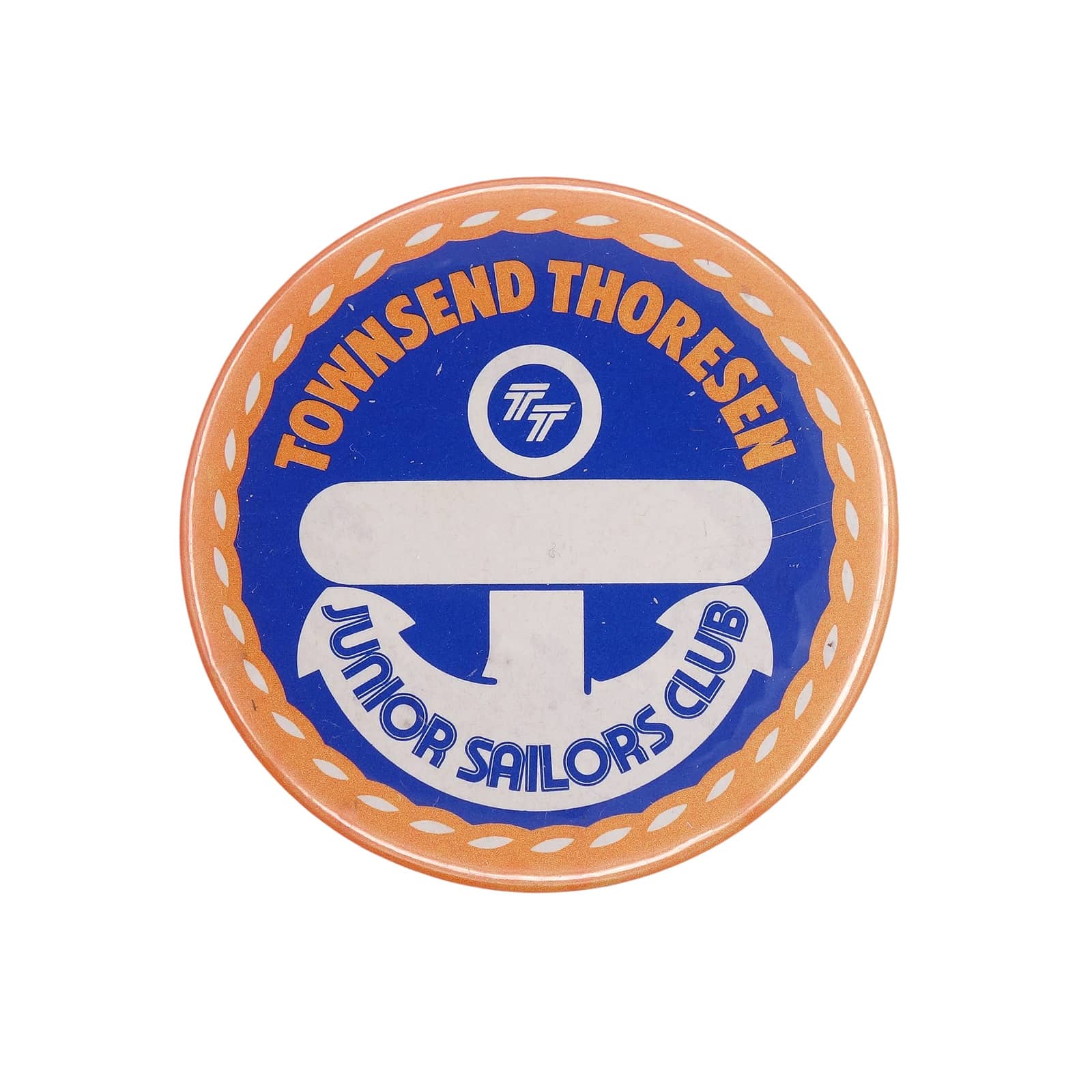 フェリー会社 TOWNSEND THORESEN 缶バッジ バッチ