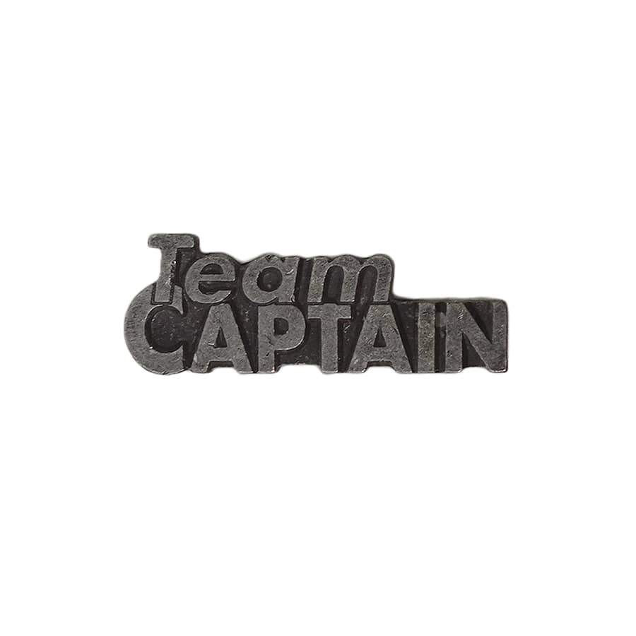 TEAM CAPTAIN ピンズ 留め具付き