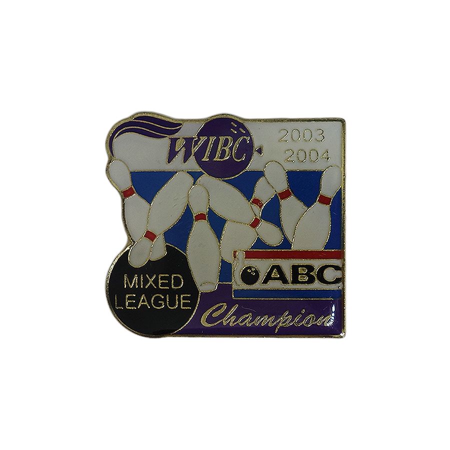 WIBC ABC ボウリング ピンズ MIXED LEAGUE CHAMPION 2003-2004