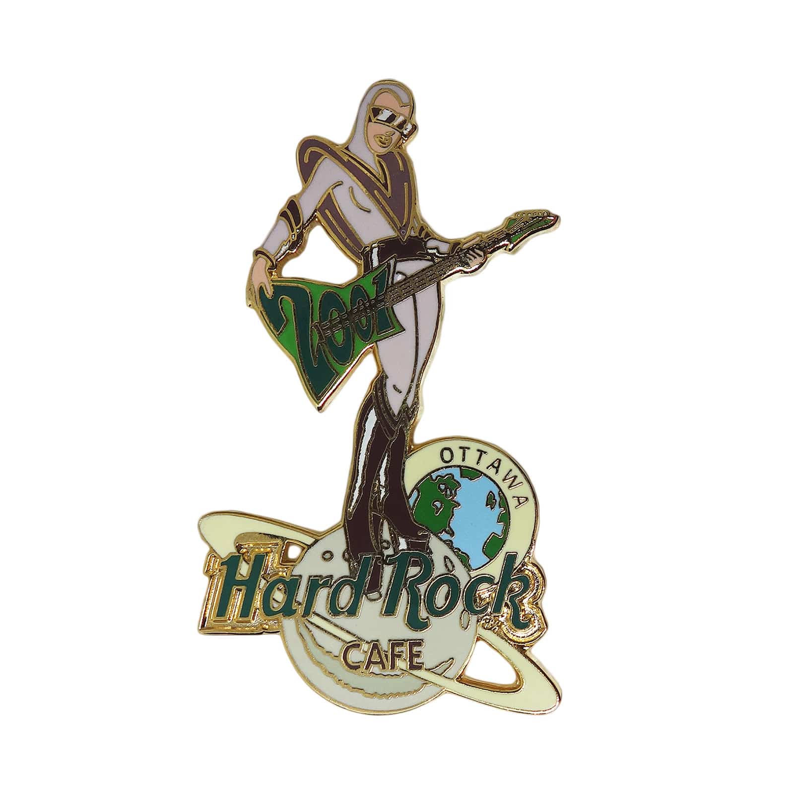 Hard Rock CAFE スペースガール ギター 女性 ピンズ ハードロックカフェ OTTAWA
