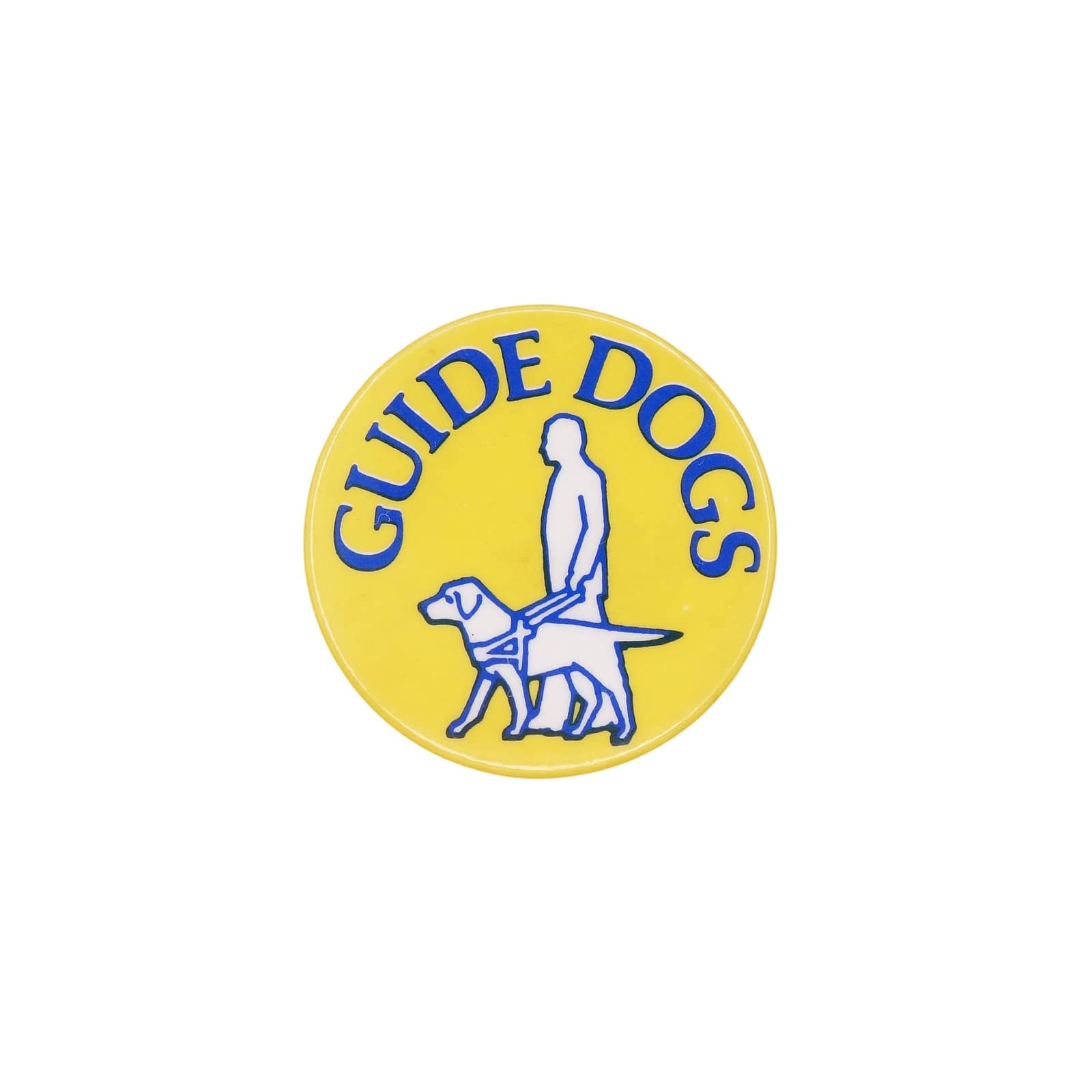 GUIDE DOGS 盲導犬 缶バッジ バッチ