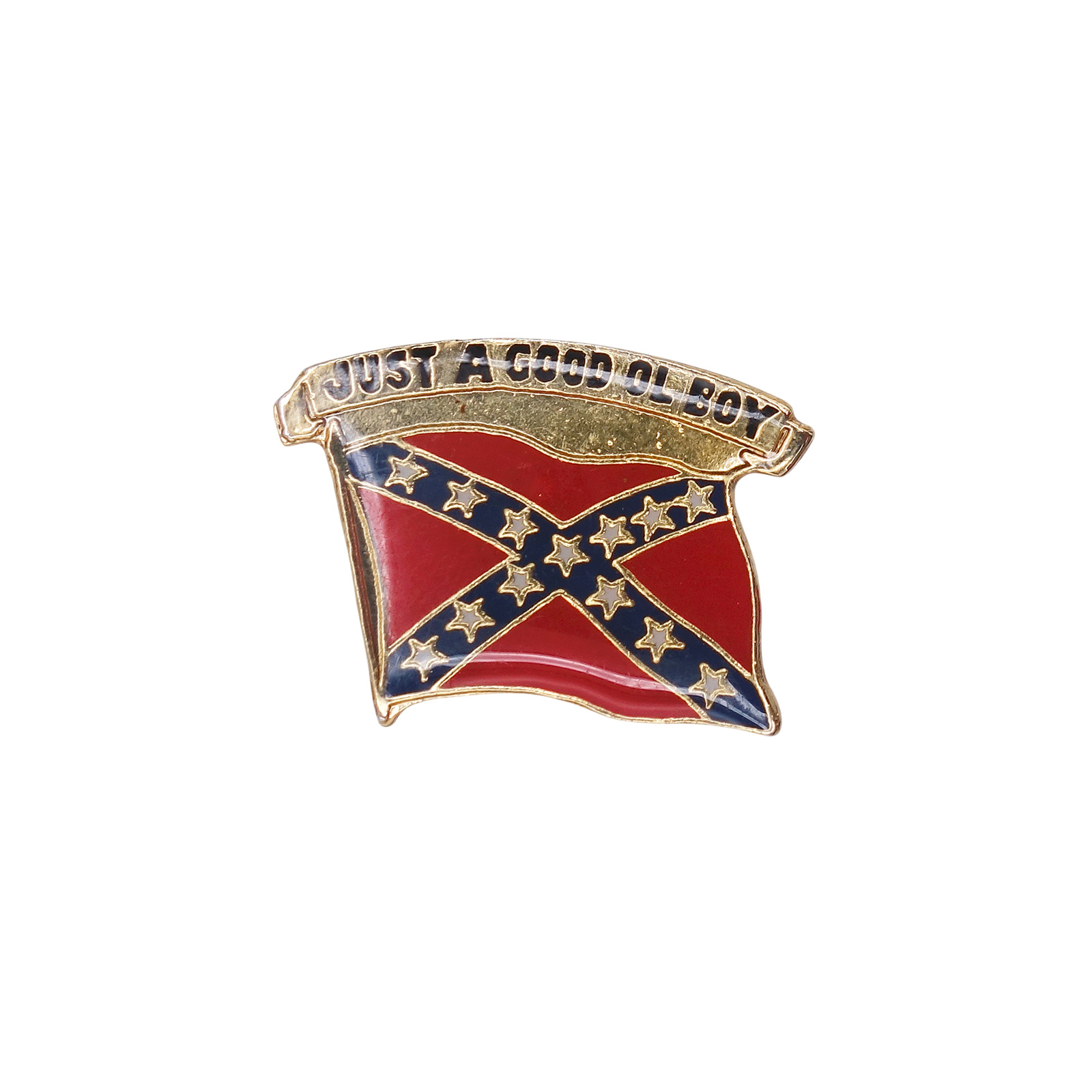 南軍旗 JUST A GOOD OL' BOY レベルフラッグ ピンズ PWII