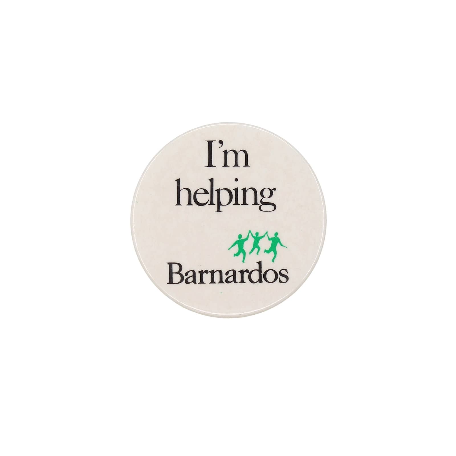 I'm Helping Barnardos 缶バッジ バッチ