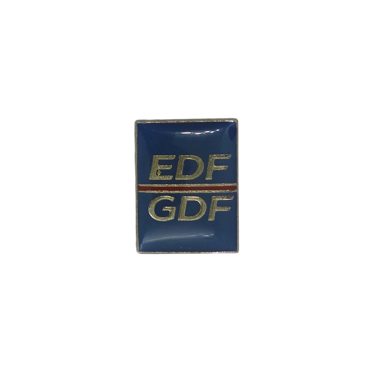 EDF GDF 電力・ガス公社 ロゴ ピンズ 留め具付き