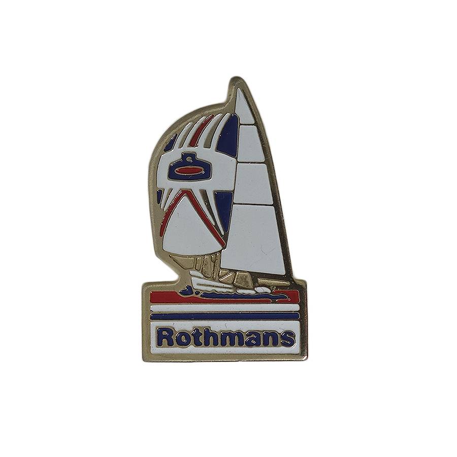 Rothmans ヨット ピンズ 煙草 ロスマンズ 留め具付き