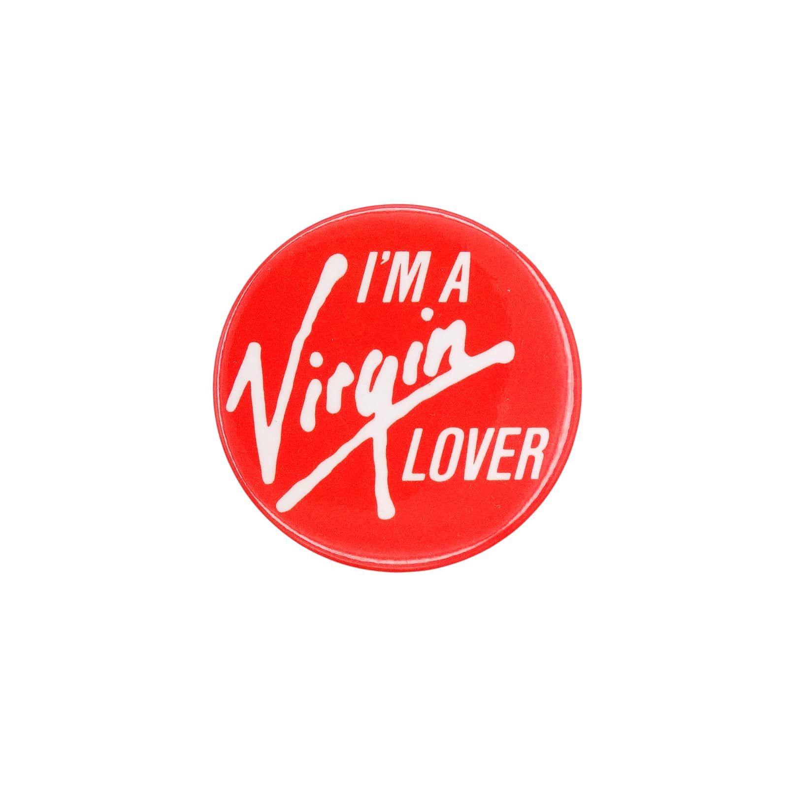 I'M A Virgin LOVER 缶バッジ バッチ