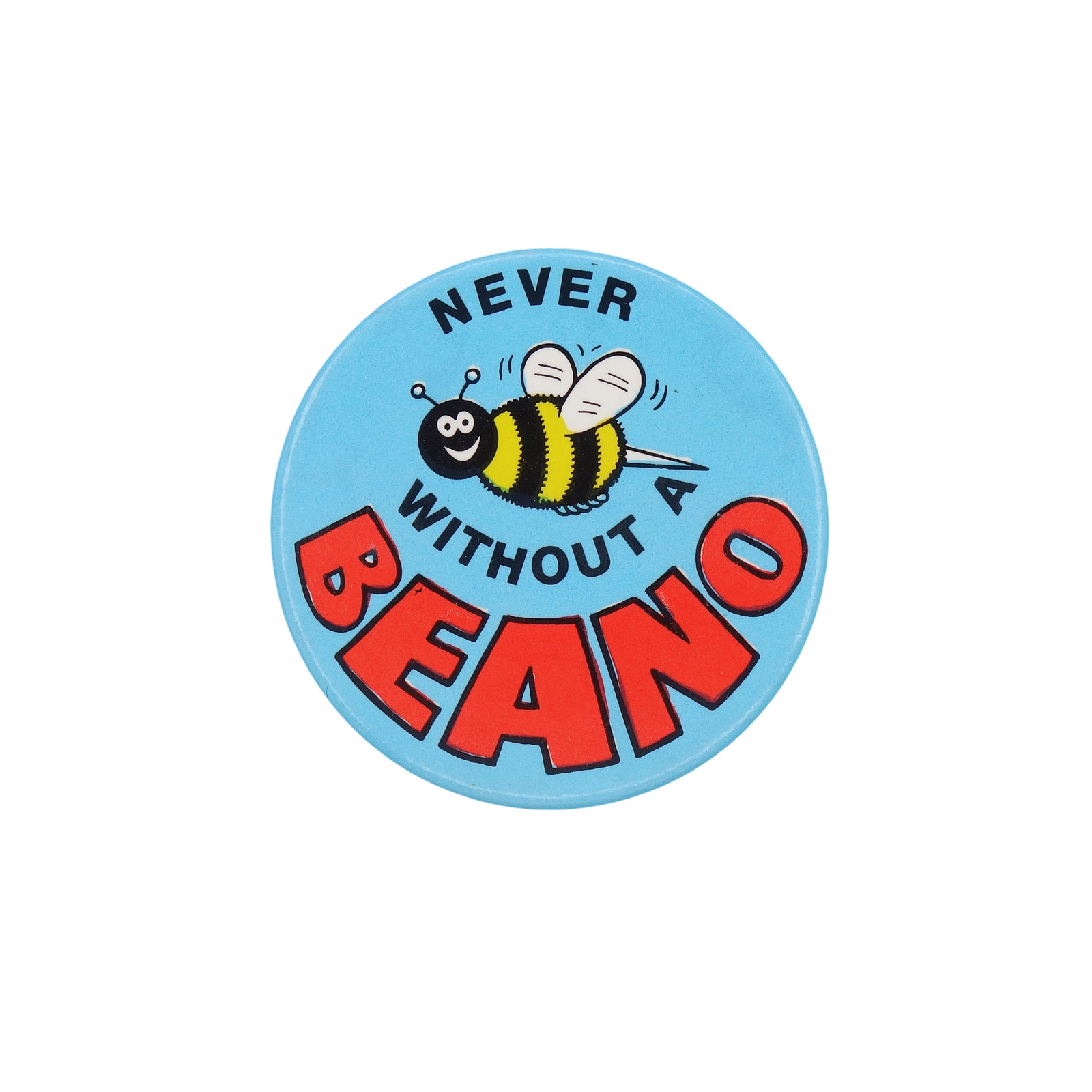 NEVER WITHOUT A BEANO 缶バッジ バッチ