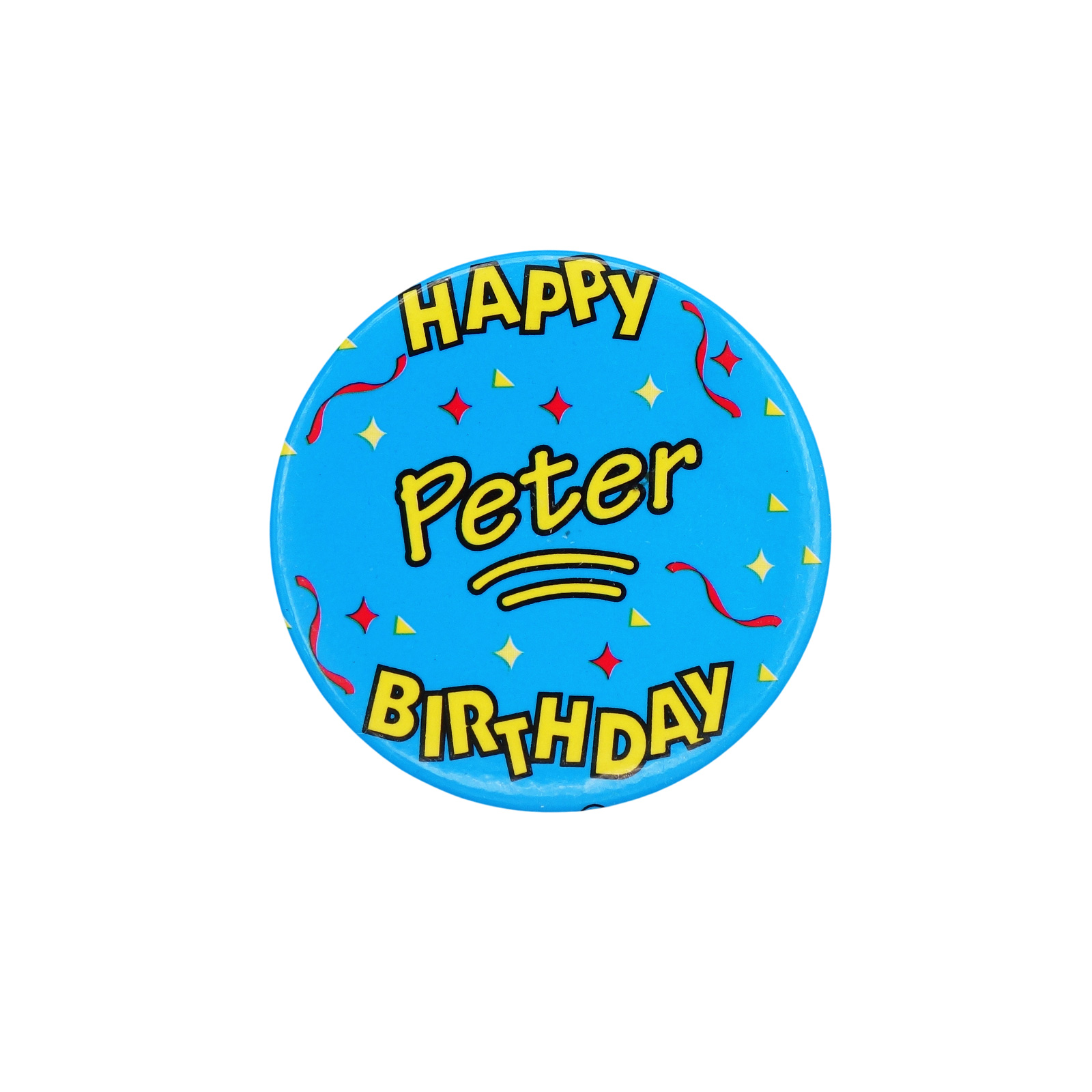 HAPPY BIRTHDAY Peter 缶バッジ バッチ 誕生日