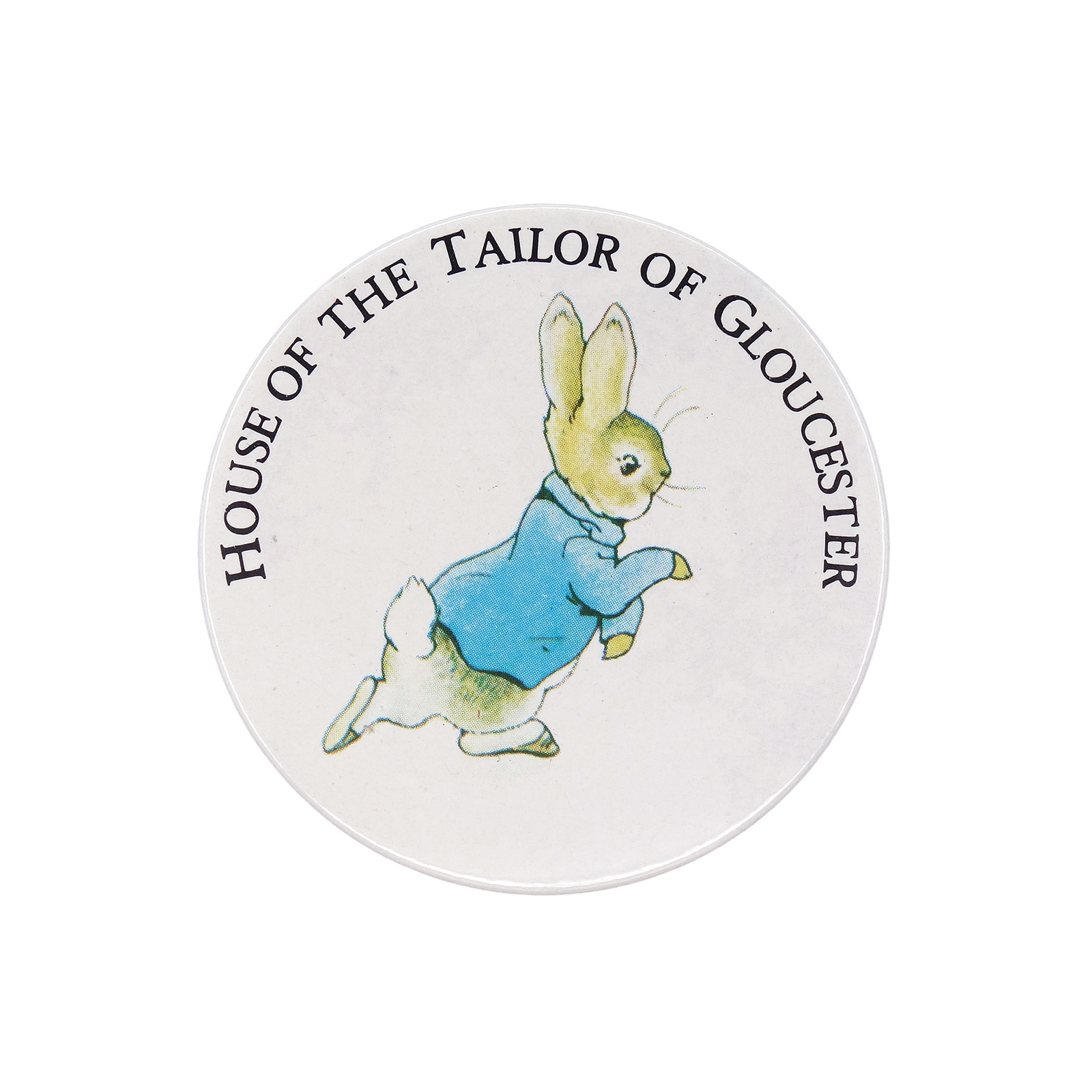 ピーターラビット HOUSE OF THE TAILOR OF GLOUCESTER 缶バッジ