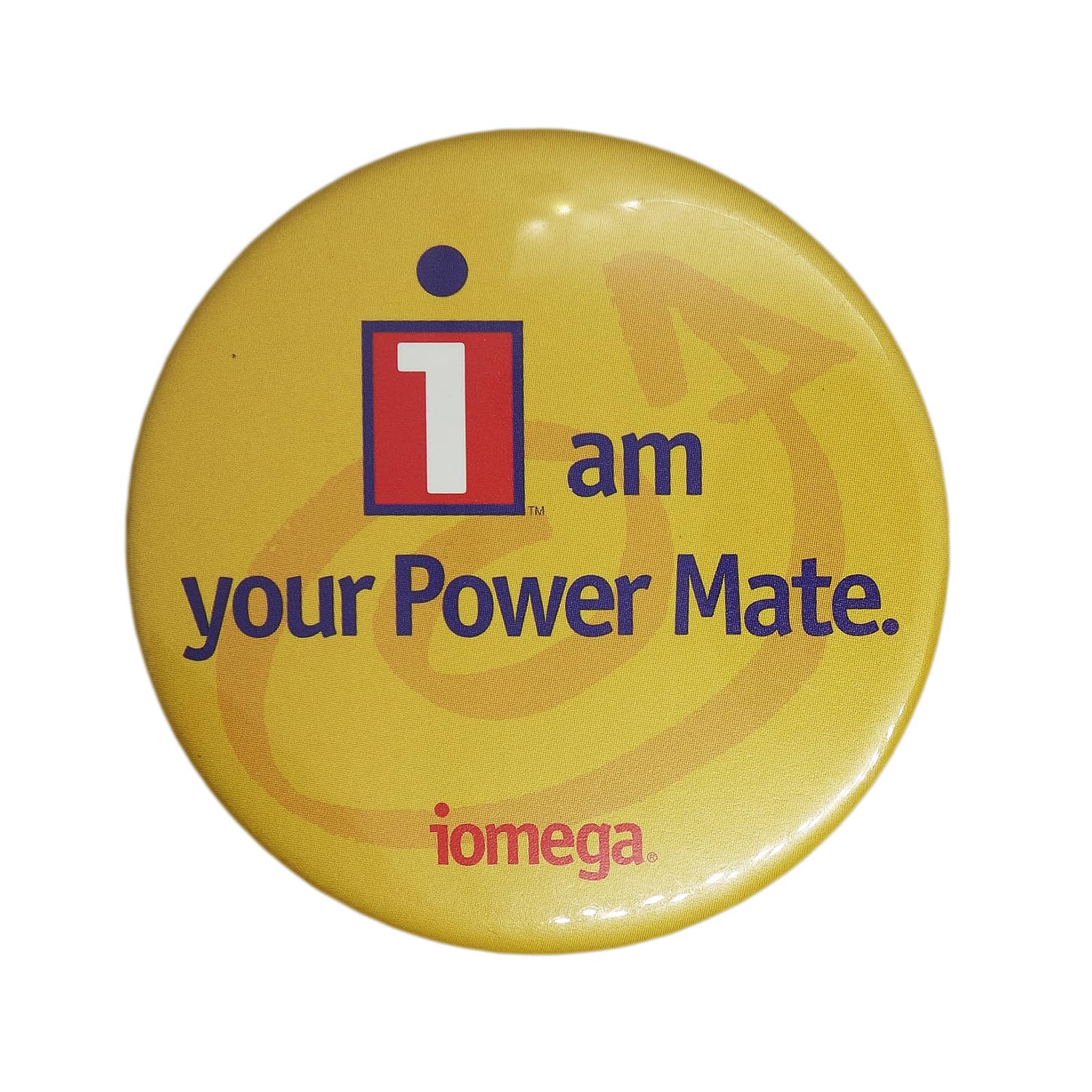 iomega アイオメガ 缶バッジ バッチ I am your Power Mate.