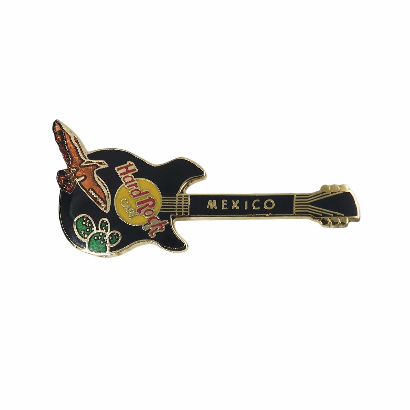 Hard Rock CAFE ギター ピンズ ハードロックカフェ MEXICO 留め具付き